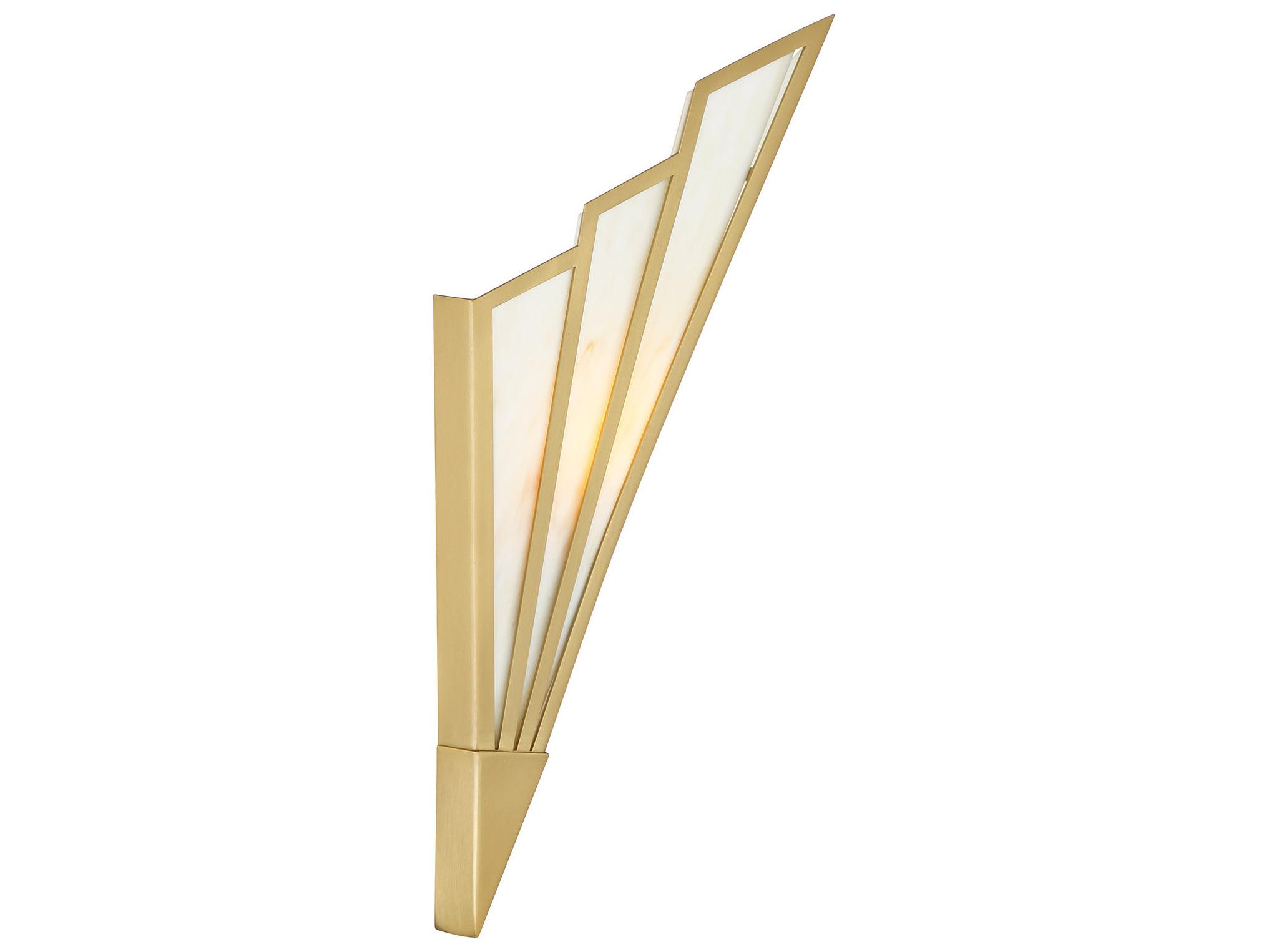 Savoy House Rivage 1-Light Warm Brass Wall Sconce