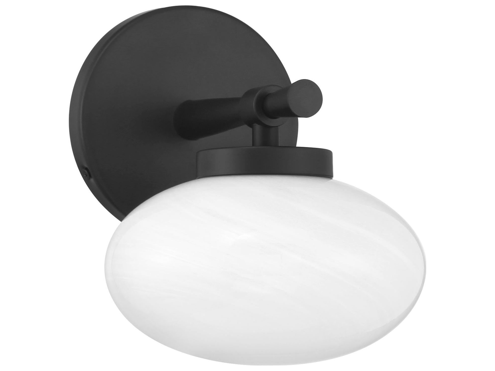 Savoy House Barrow 1-Light Matte Black Wall Sconce