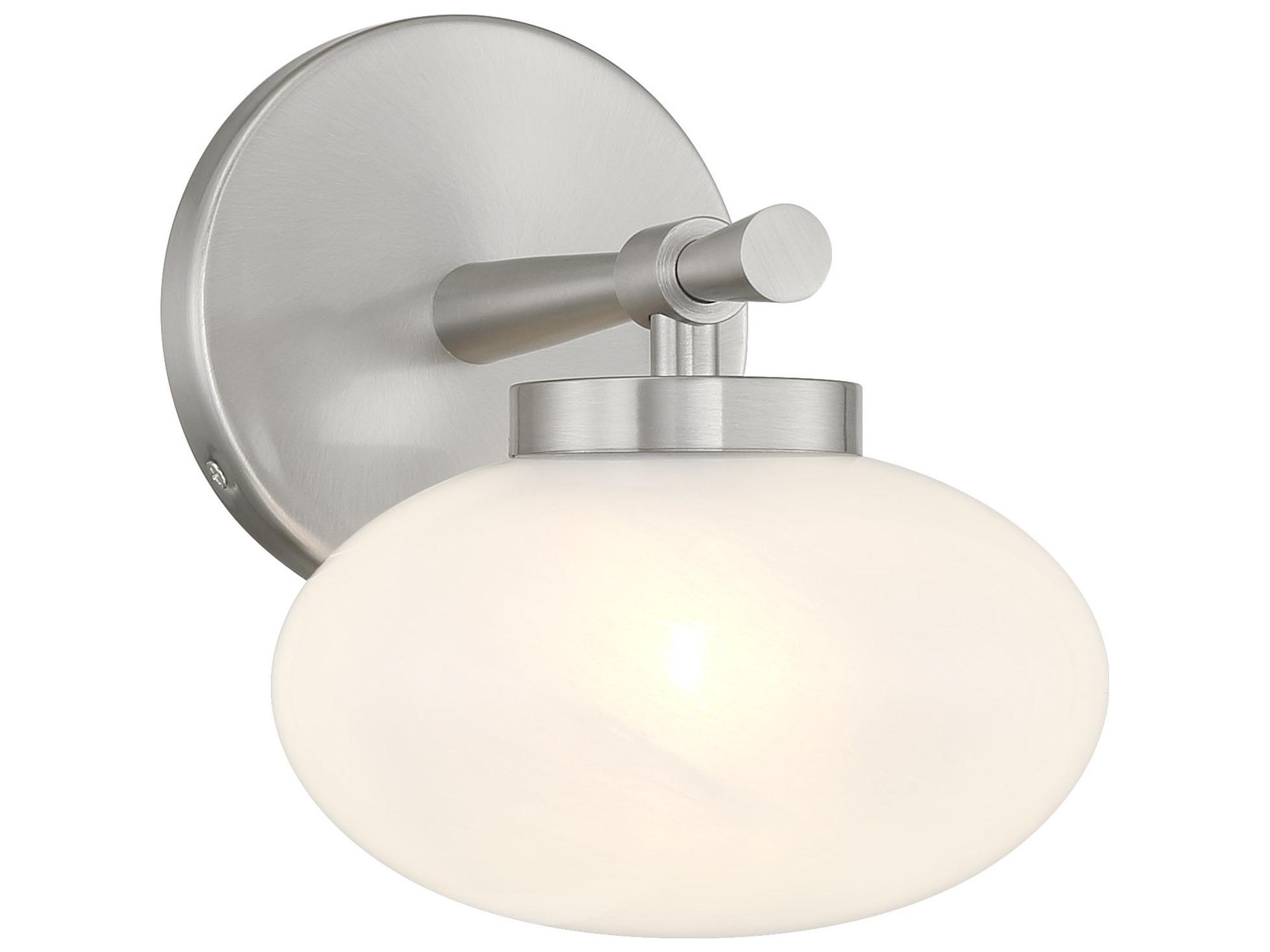 Savoy House Barrow 1-Light Satin Nickel Wall Sconce