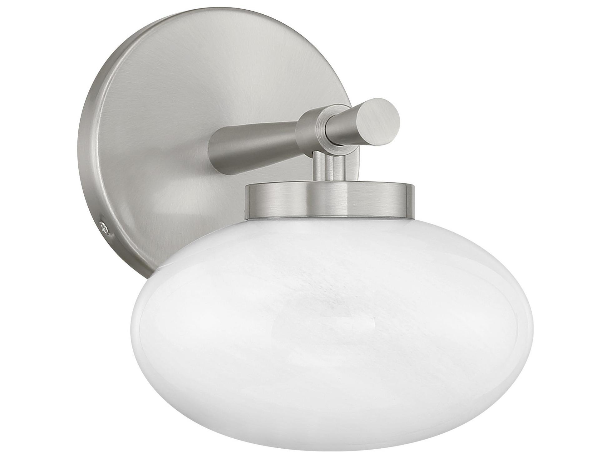 Savoy House Barrow 1-Light Satin Nickel Wall Sconce