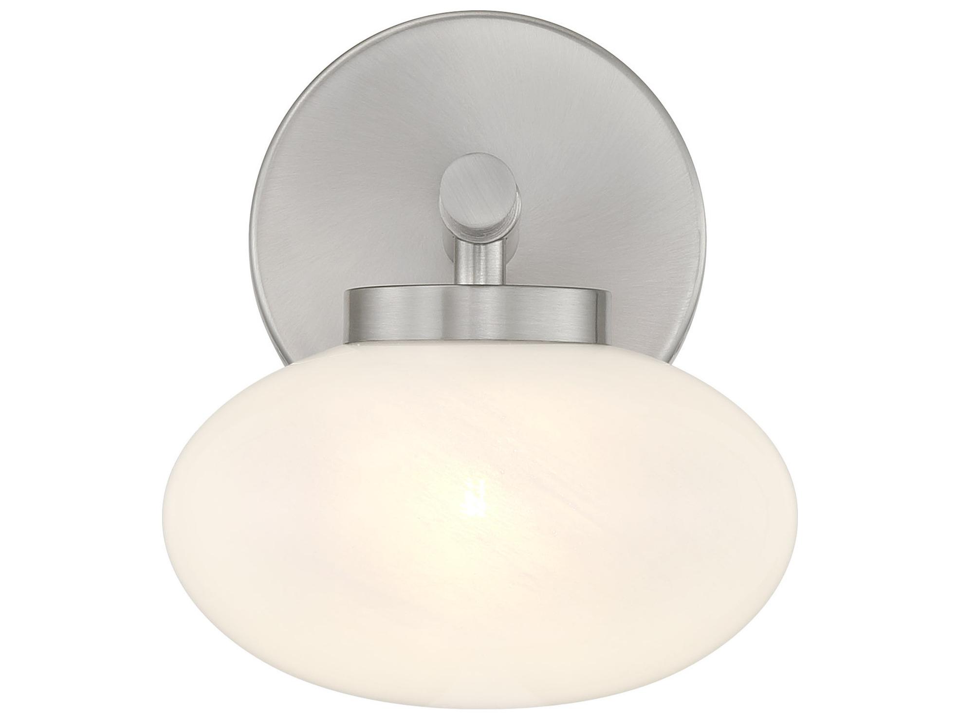 Savoy House Barrow 1-Light Satin Nickel Wall Sconce