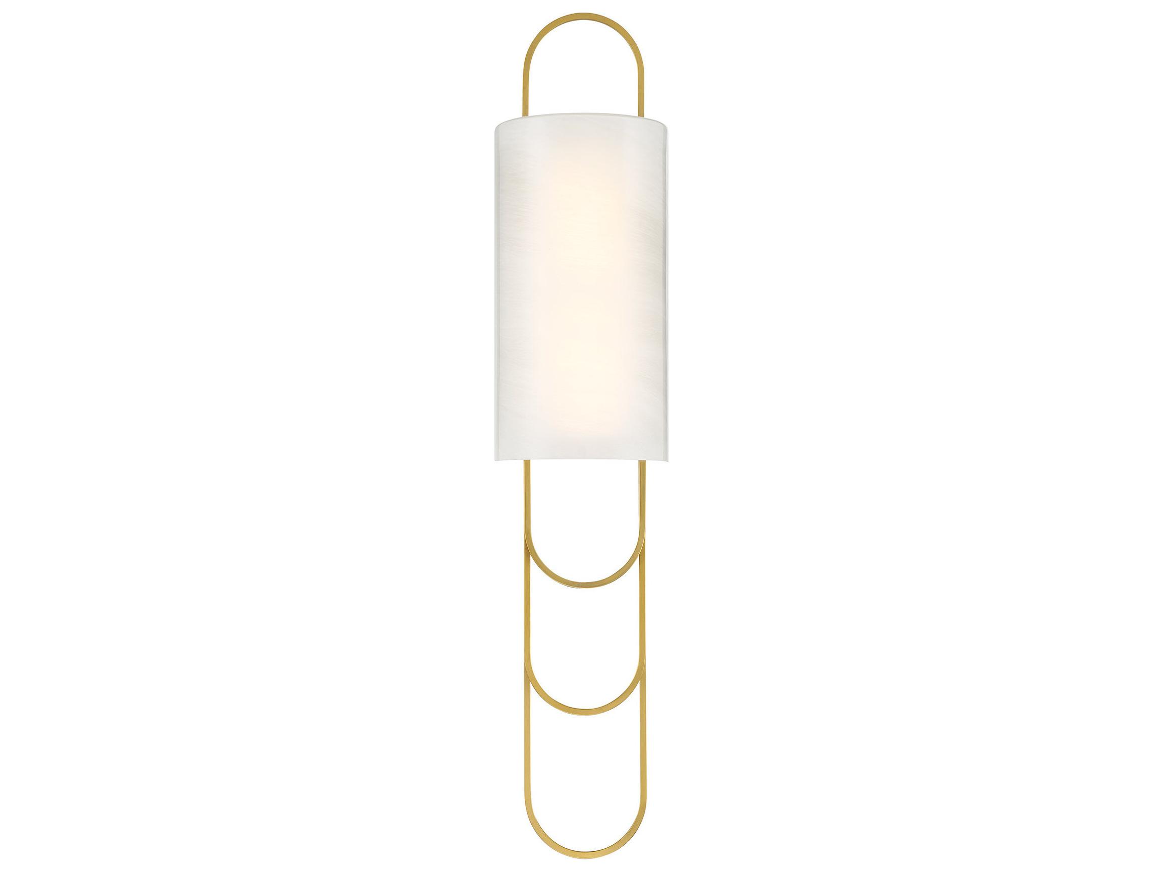 Savoy House Tartine 1-Light Warm Brass Wall Sconce