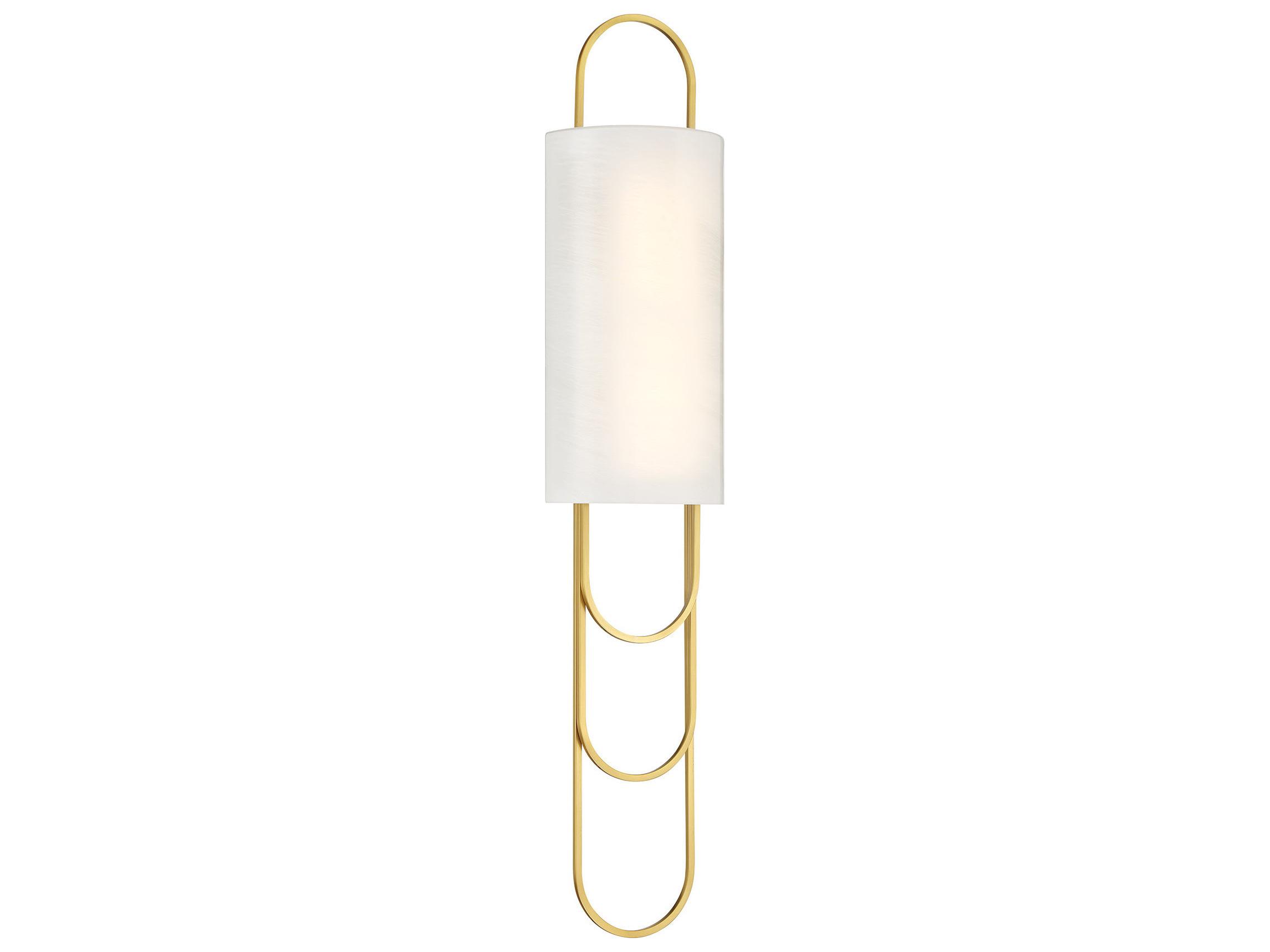 Savoy House Tartine 1-Light Warm Brass Wall Sconce