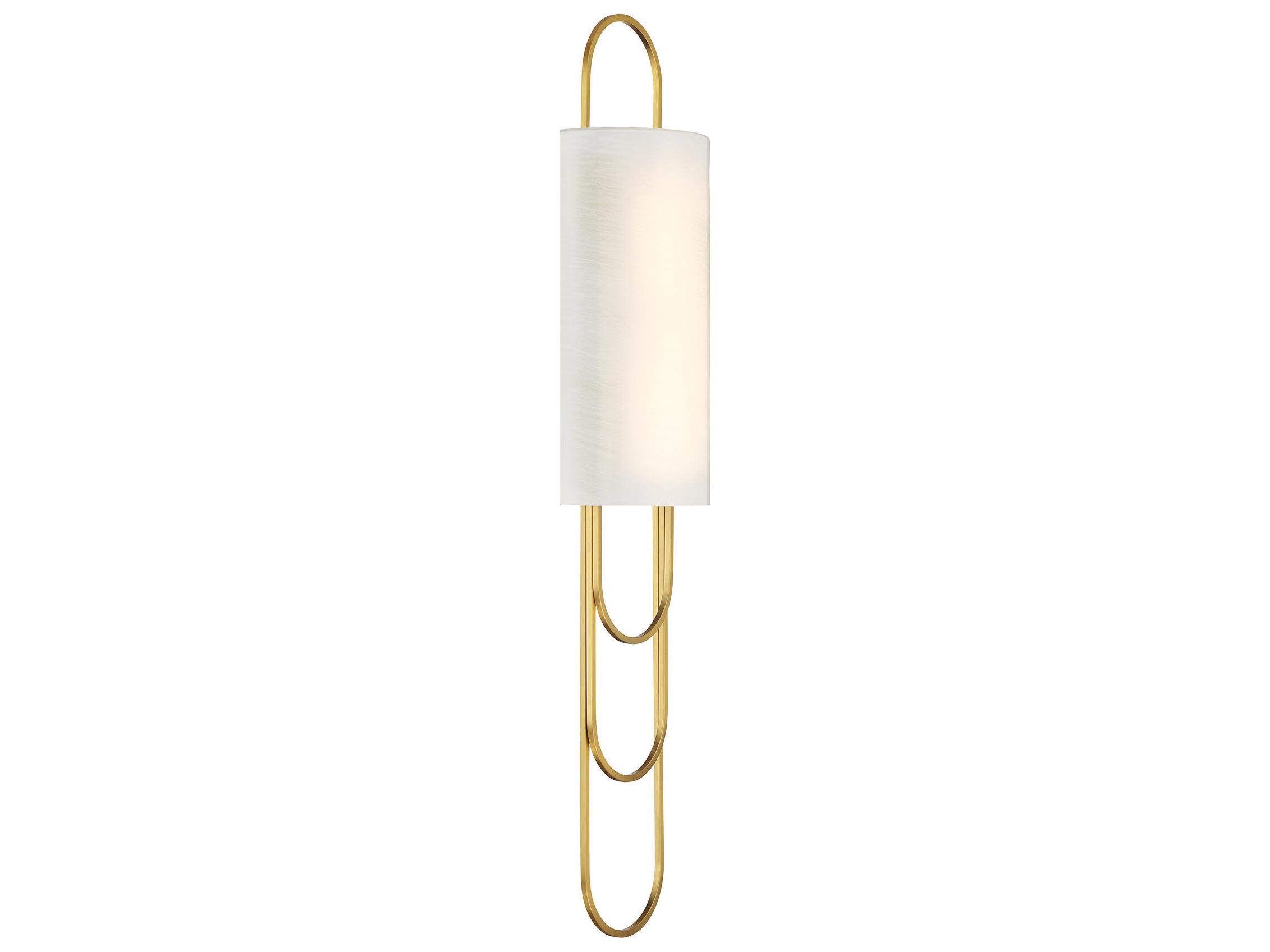 Savoy House Tartine 1-Light Warm Brass Wall Sconce