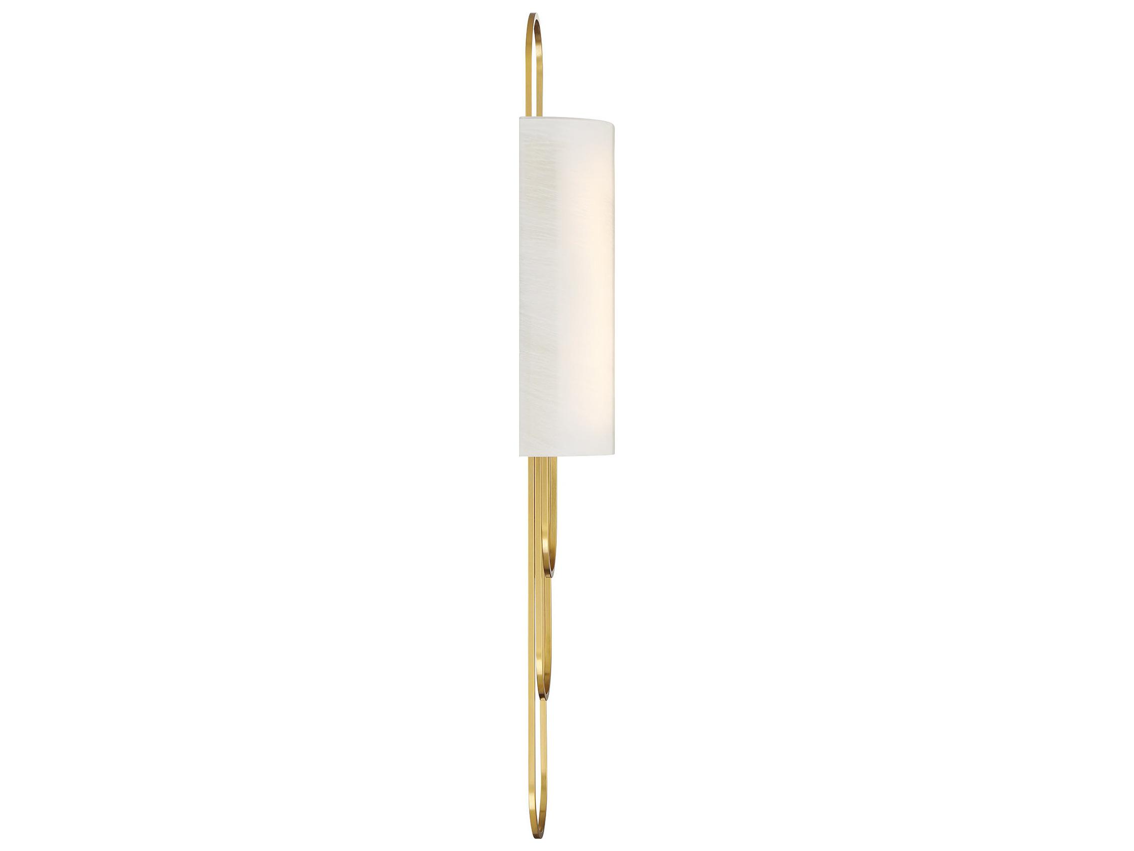 Savoy House Tartine 1-Light Warm Brass Wall Sconce
