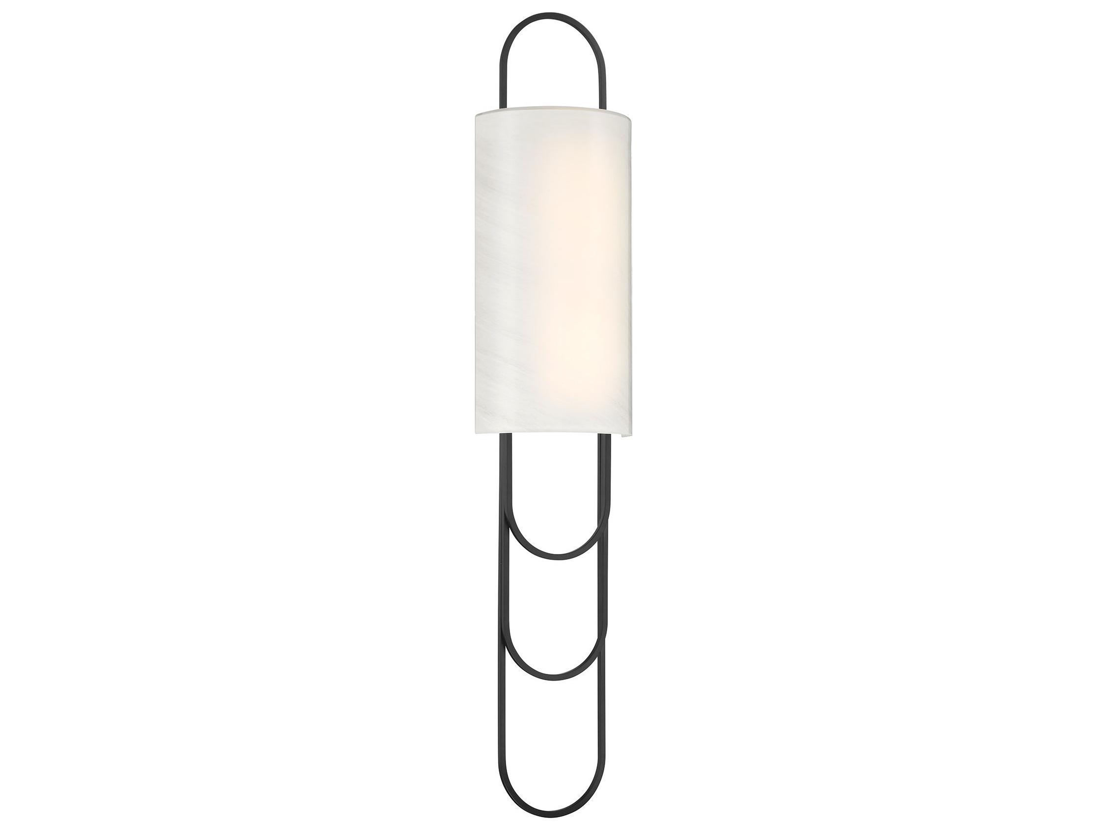Savoy House Tartine 1-Light Matte Black Wall Sconce
