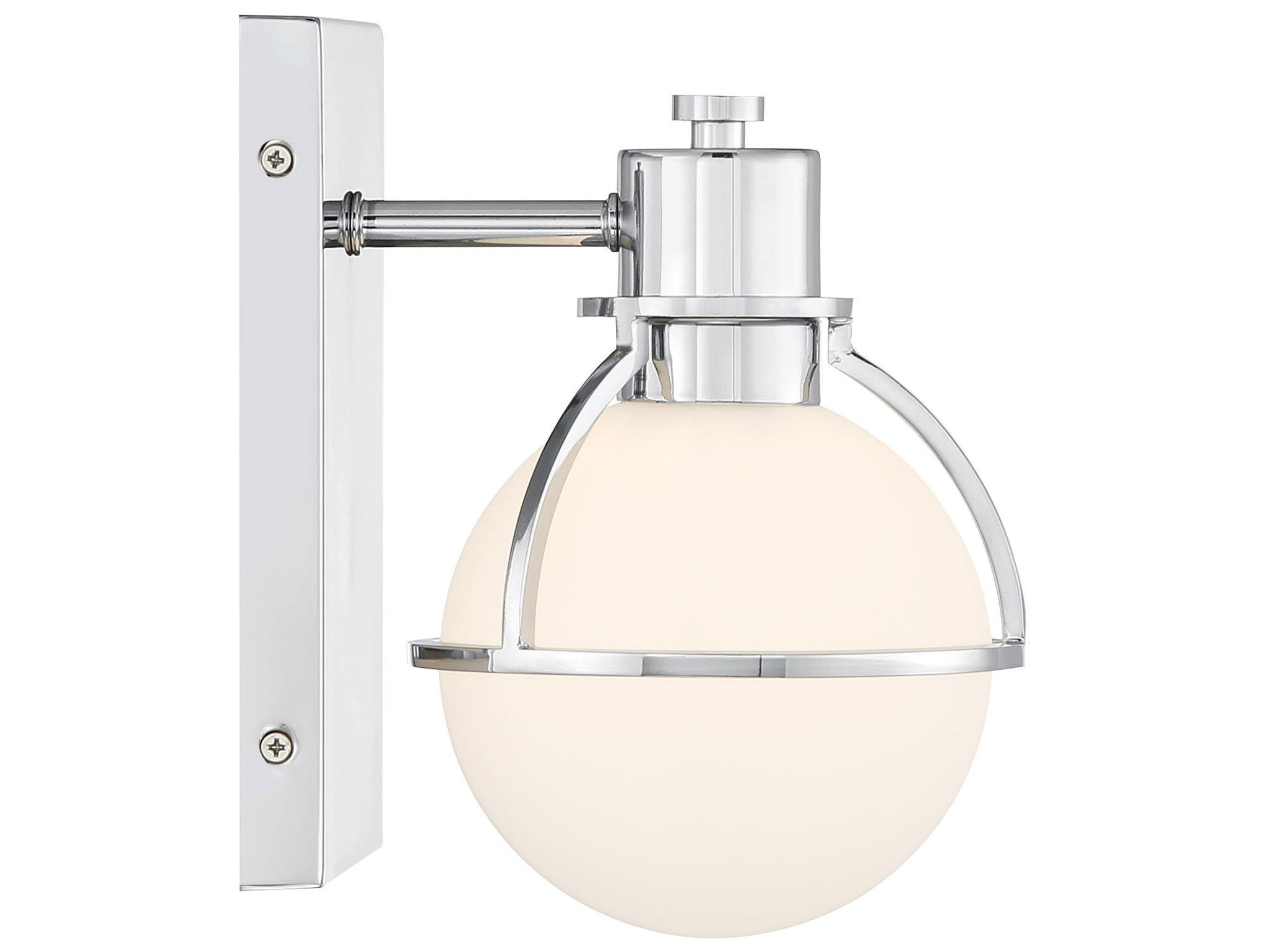 Savoy House Pierce 1-Light Chrome Wall Sconce