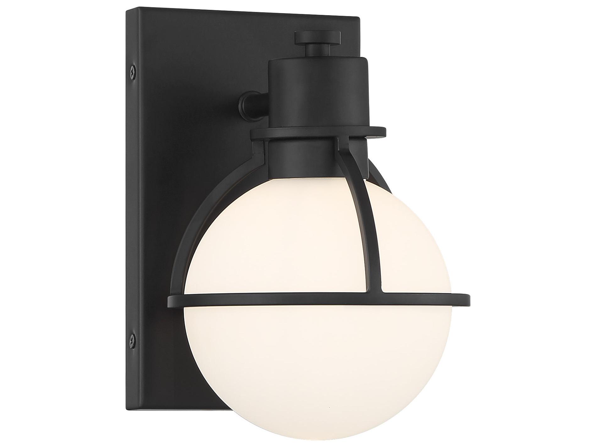Savoy House Pierce 1-Light Matte Black Wall Sconce