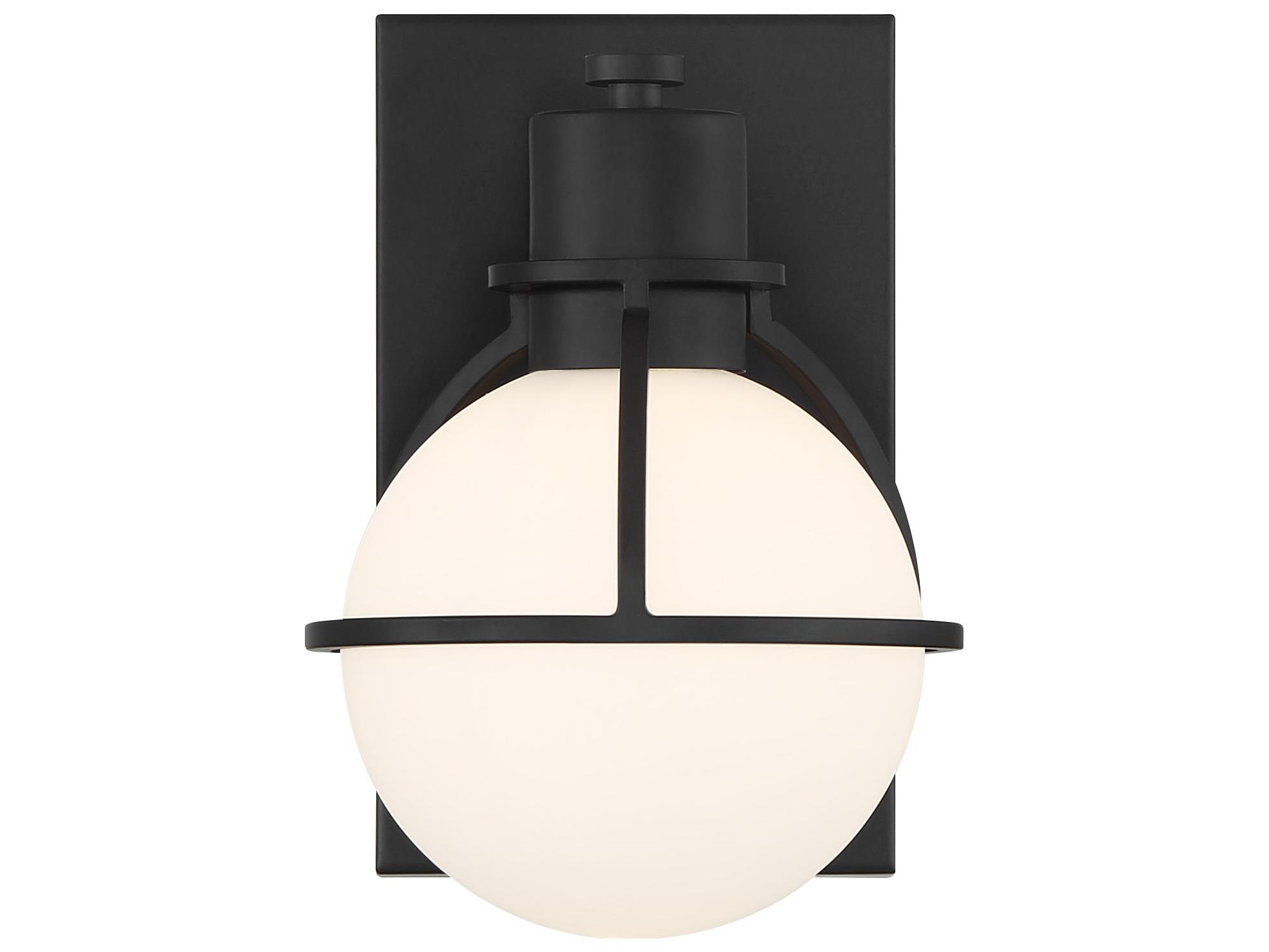 Savoy House Pierce 1-Light Matte Black Wall Sconce