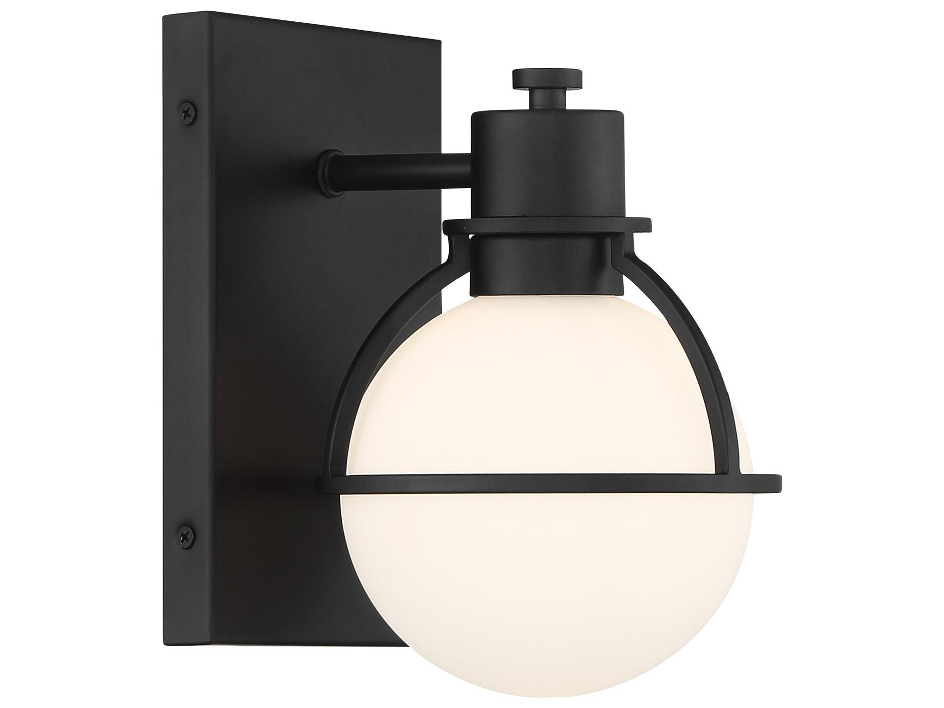 Savoy House Pierce 1-Light Matte Black Wall Sconce