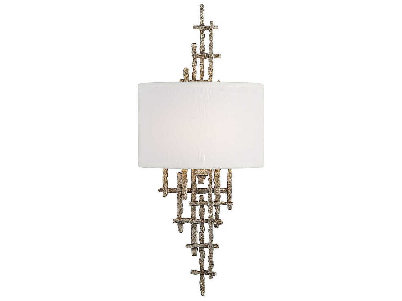 Savoy House Cameo 1-Light Champagne Luxe Silver Wall Sconce
