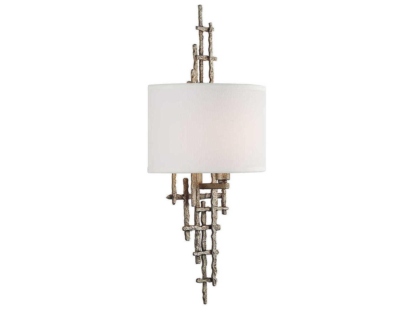 Savoy House Cameo 1-Light Champagne Luxe Silver Wall Sconce