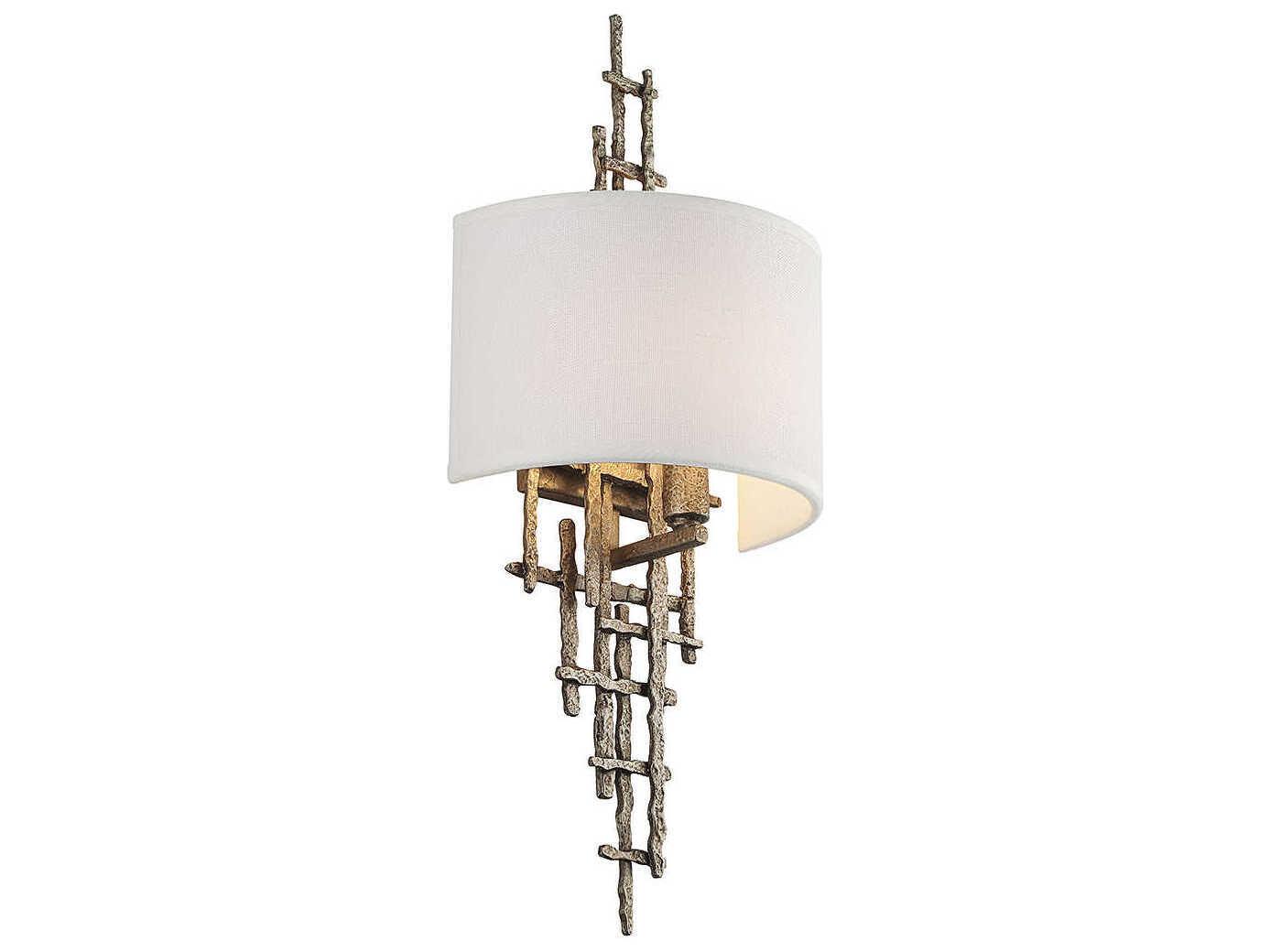 Savoy House Cameo 1-Light Champagne Luxe Silver Wall Sconce