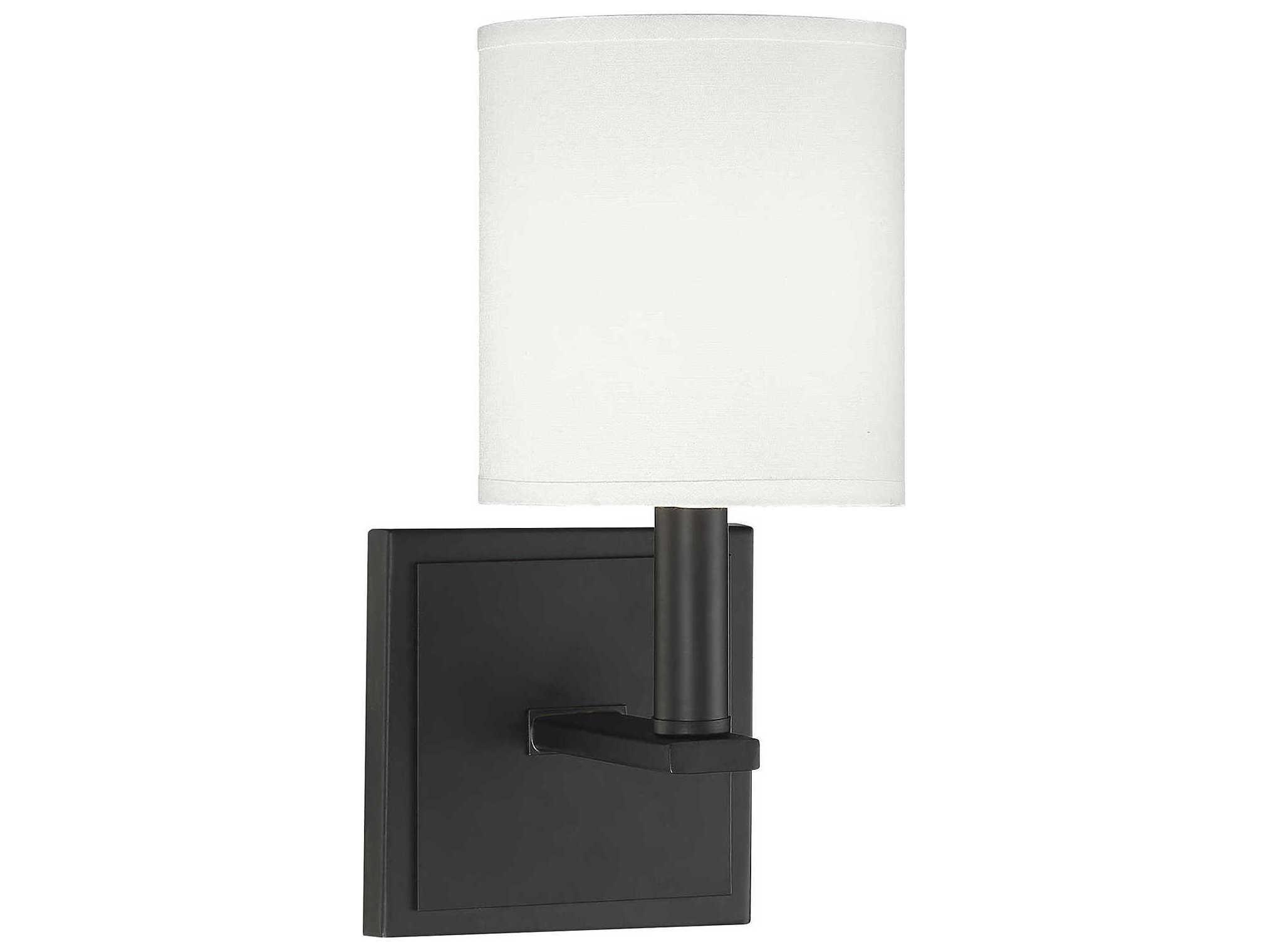 Savoy House Waverly 1-Light Matte Black Wall Sconce