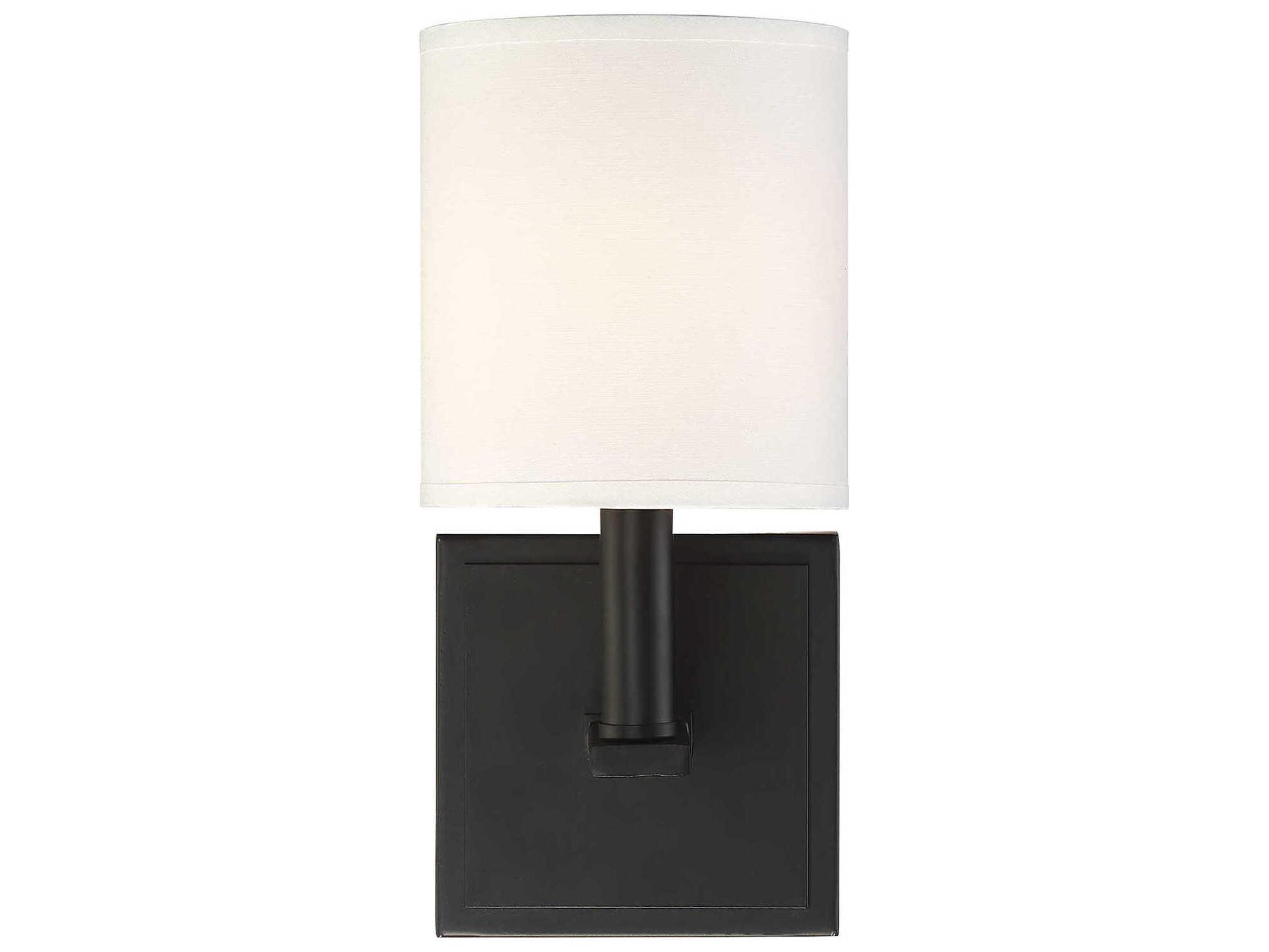Savoy House Waverly 1-Light Matte Black Wall Sconce