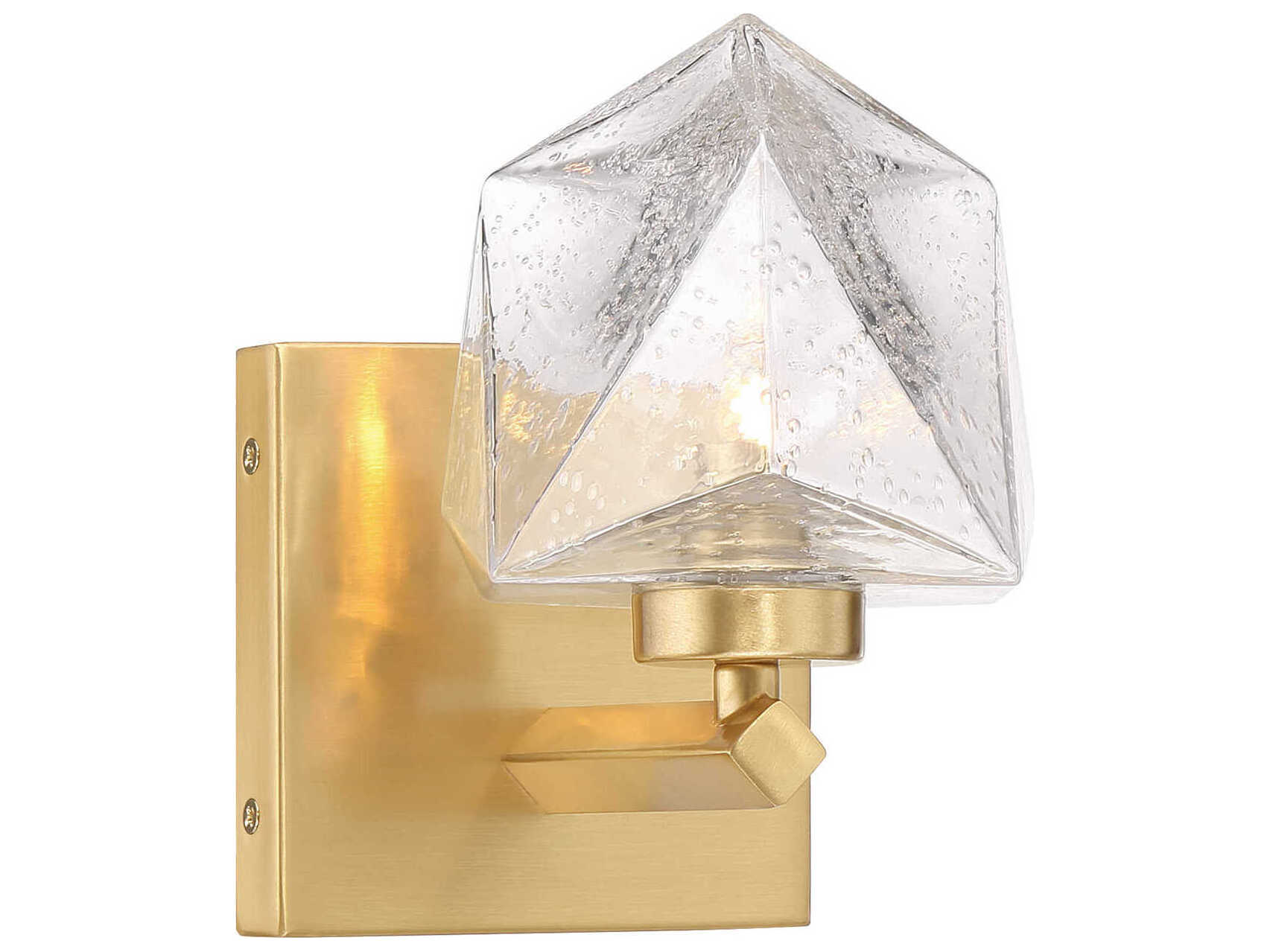 Savoy House Castello 1-Light Warm Brass Wall Sconce