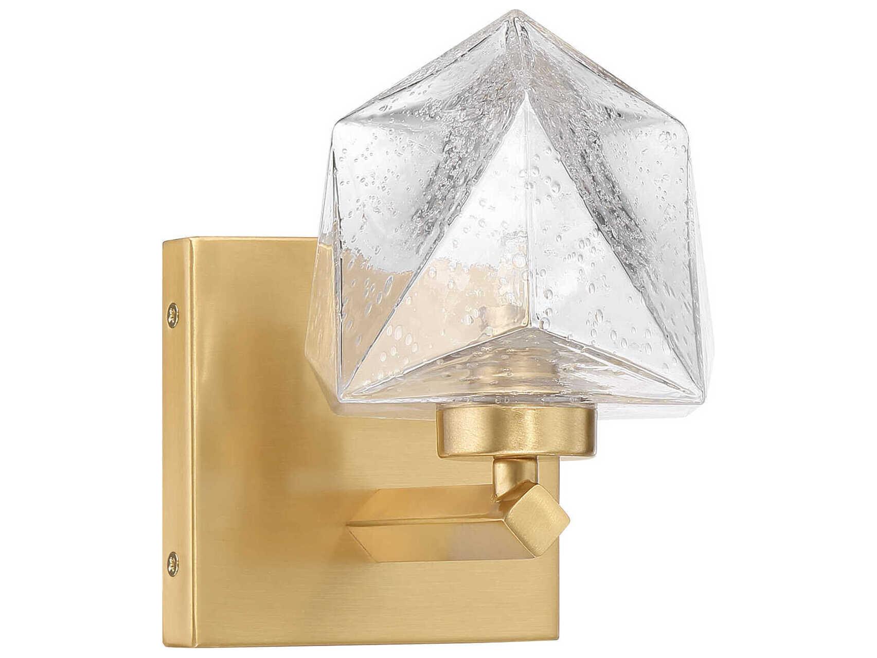 Savoy House Castello 1-Light Warm Brass Wall Sconce