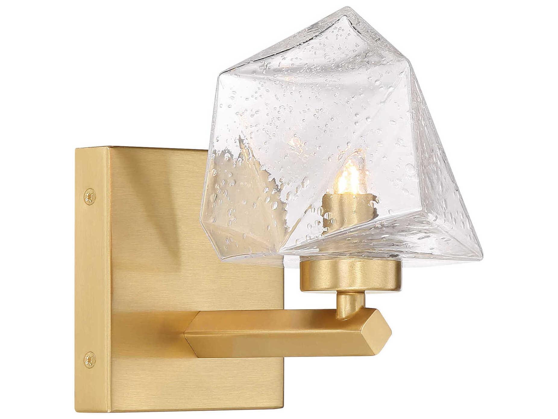 Savoy House Castello 1-Light Warm Brass Wall Sconce