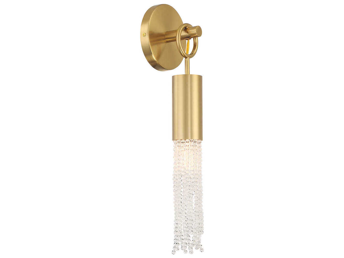 Savoy House Chelsea 1-Light Warm Brass Wall Sconce