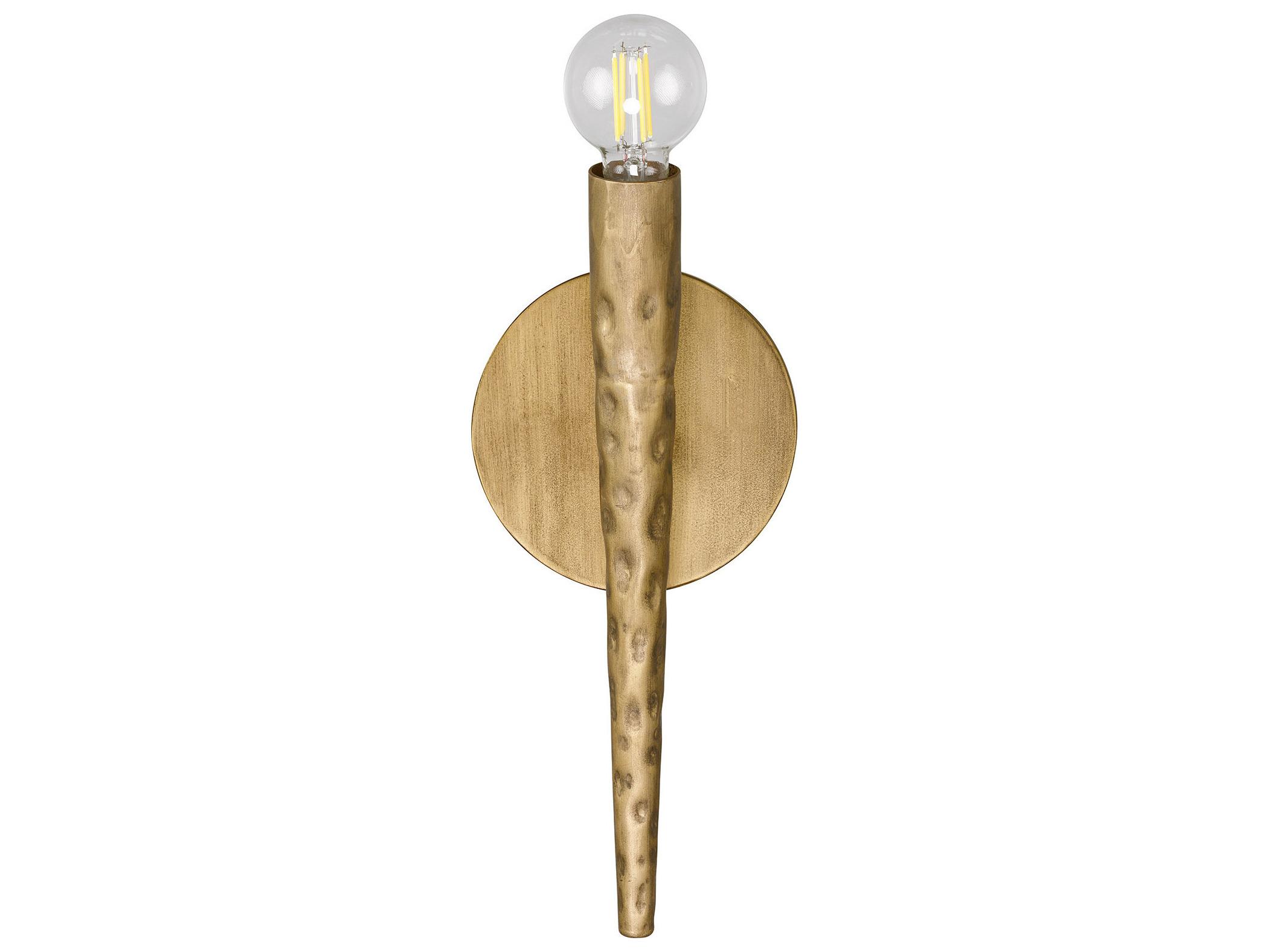 Savoy House Belleza 1-Light Spumante Gold Wall Sconce