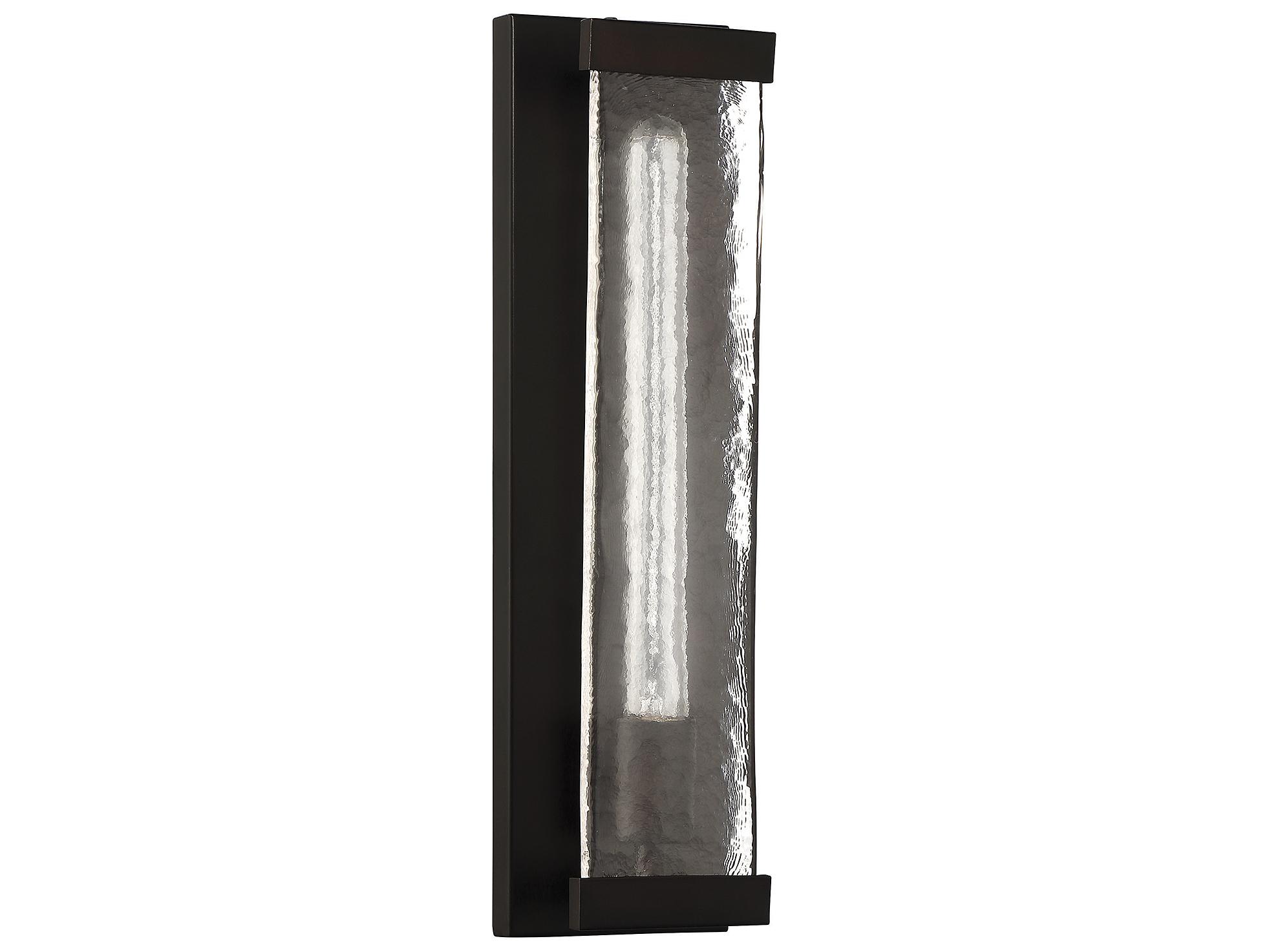 Savoy House Alberta 1-Light English Bronze Glass Wall Sconce