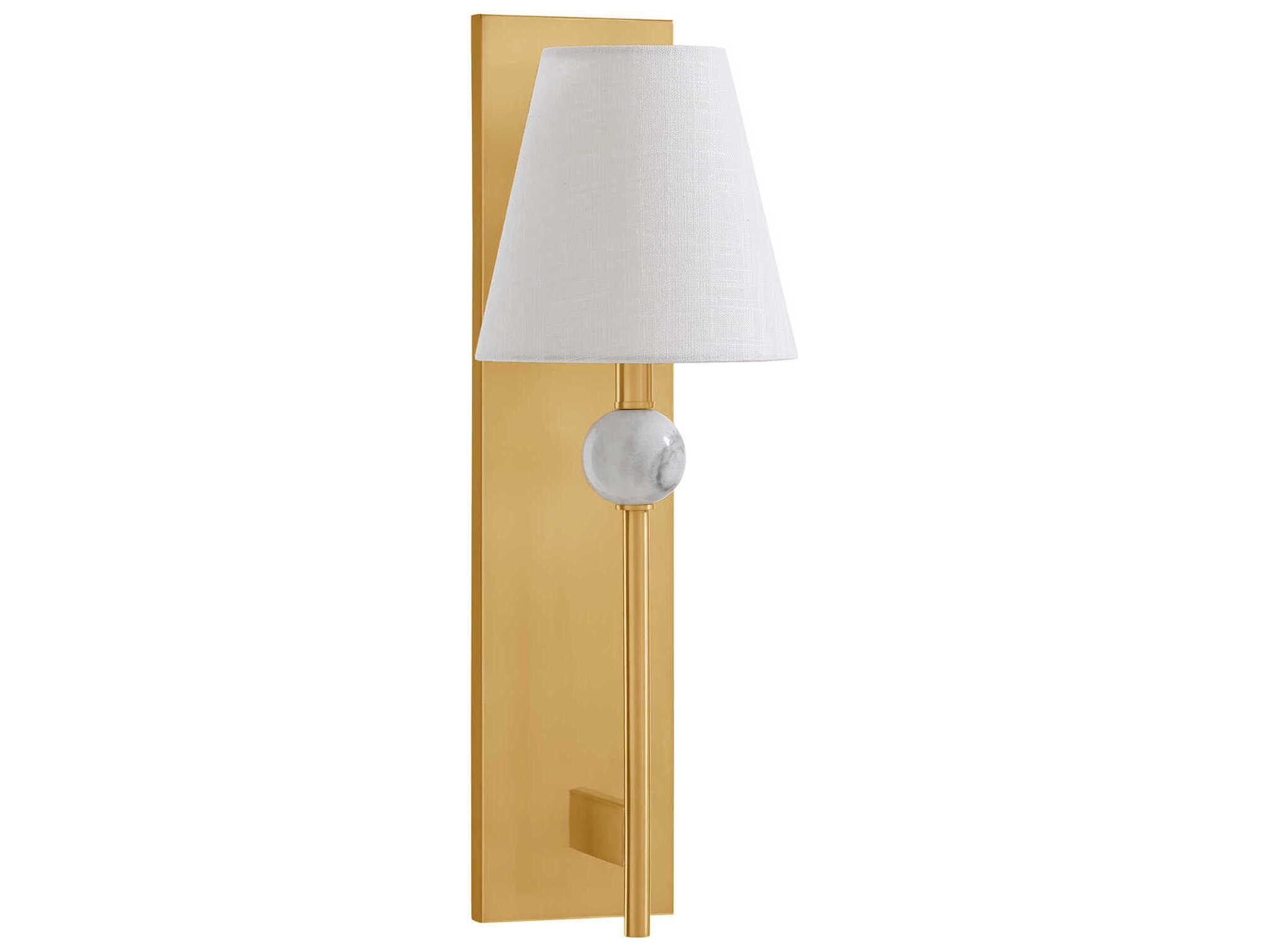 Savoy House Travis 1-Light Warm Brass Wall Sconce