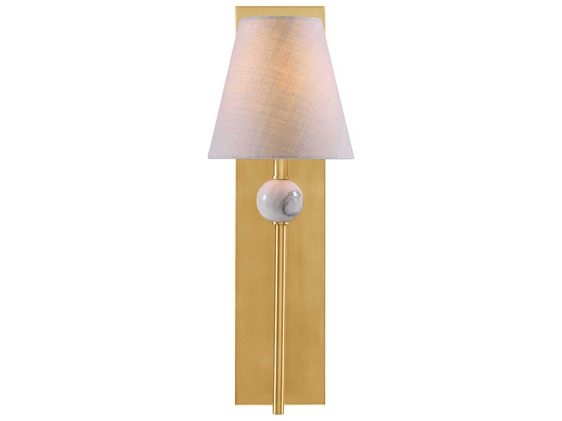 Savoy House Travis 1-Light Warm Brass Wall Sconce