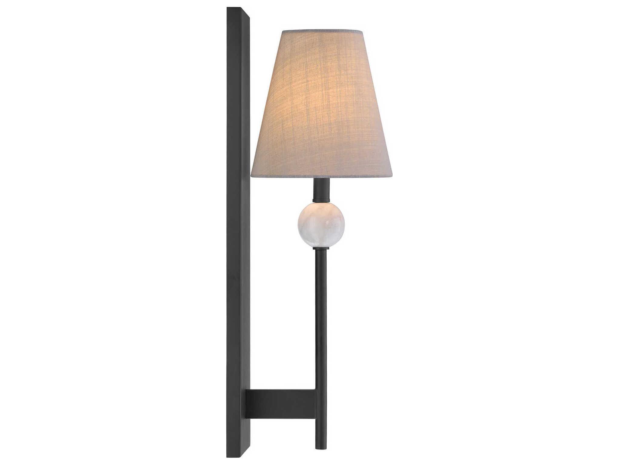 Savoy House Travis 1-Light Matte Black Wall Sconce