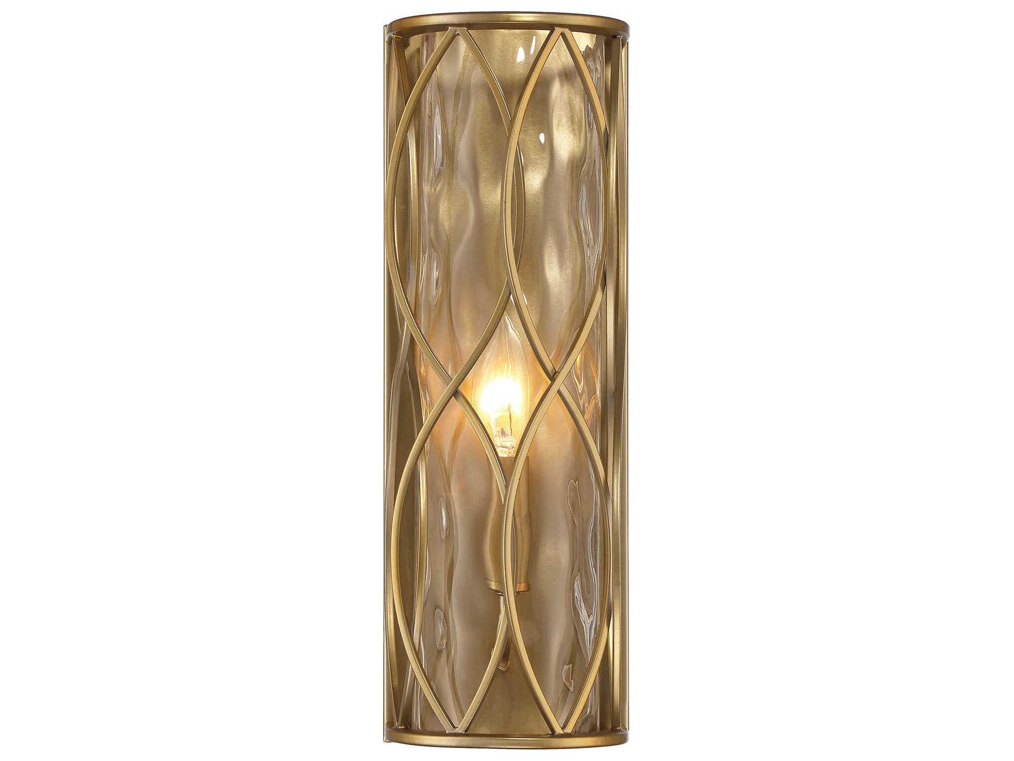 Savoy House Snowden 1-Light Burnished Brass Wall Sconce