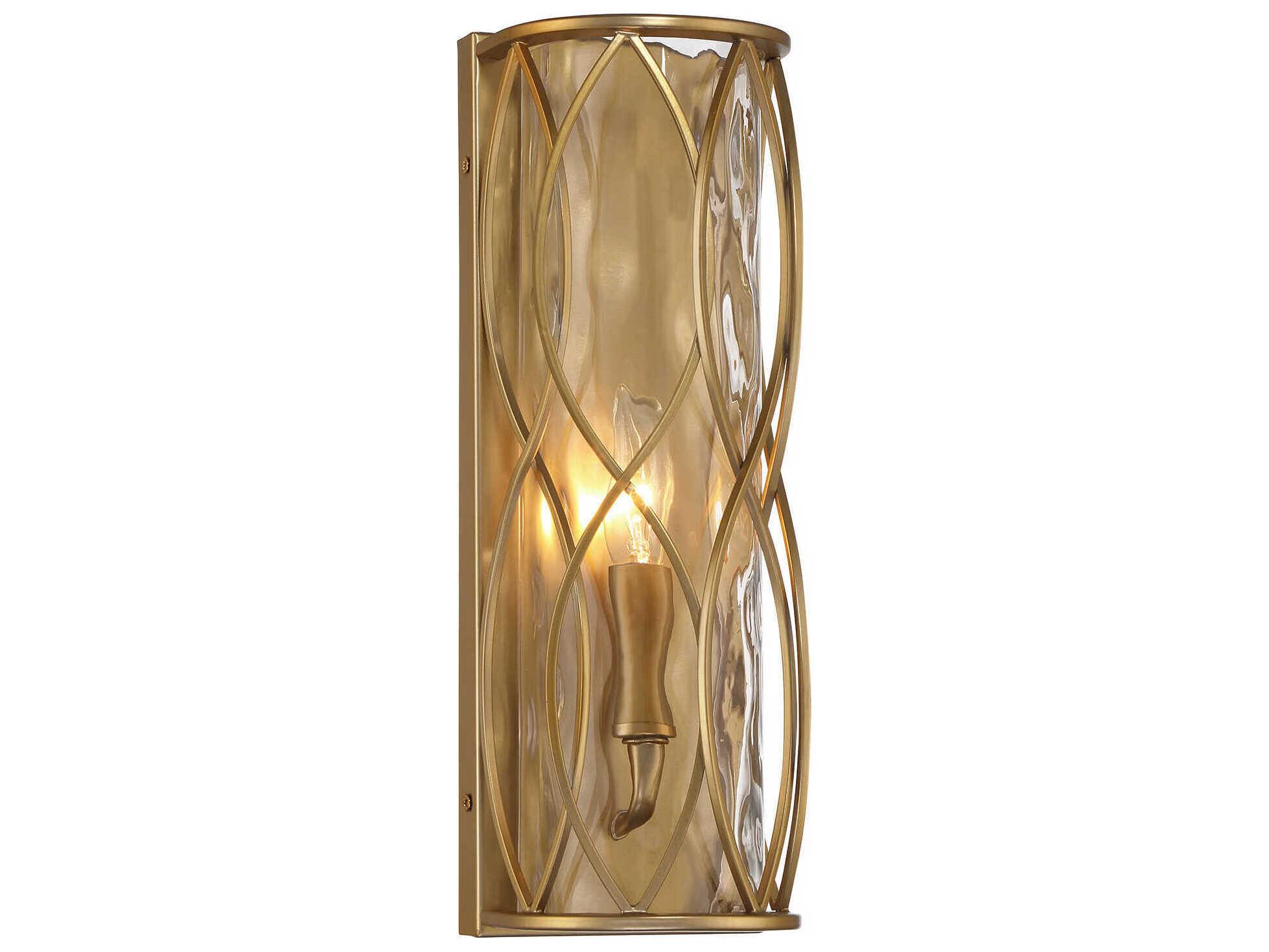 Savoy House Snowden 1-Light Burnished Brass Wall Sconce