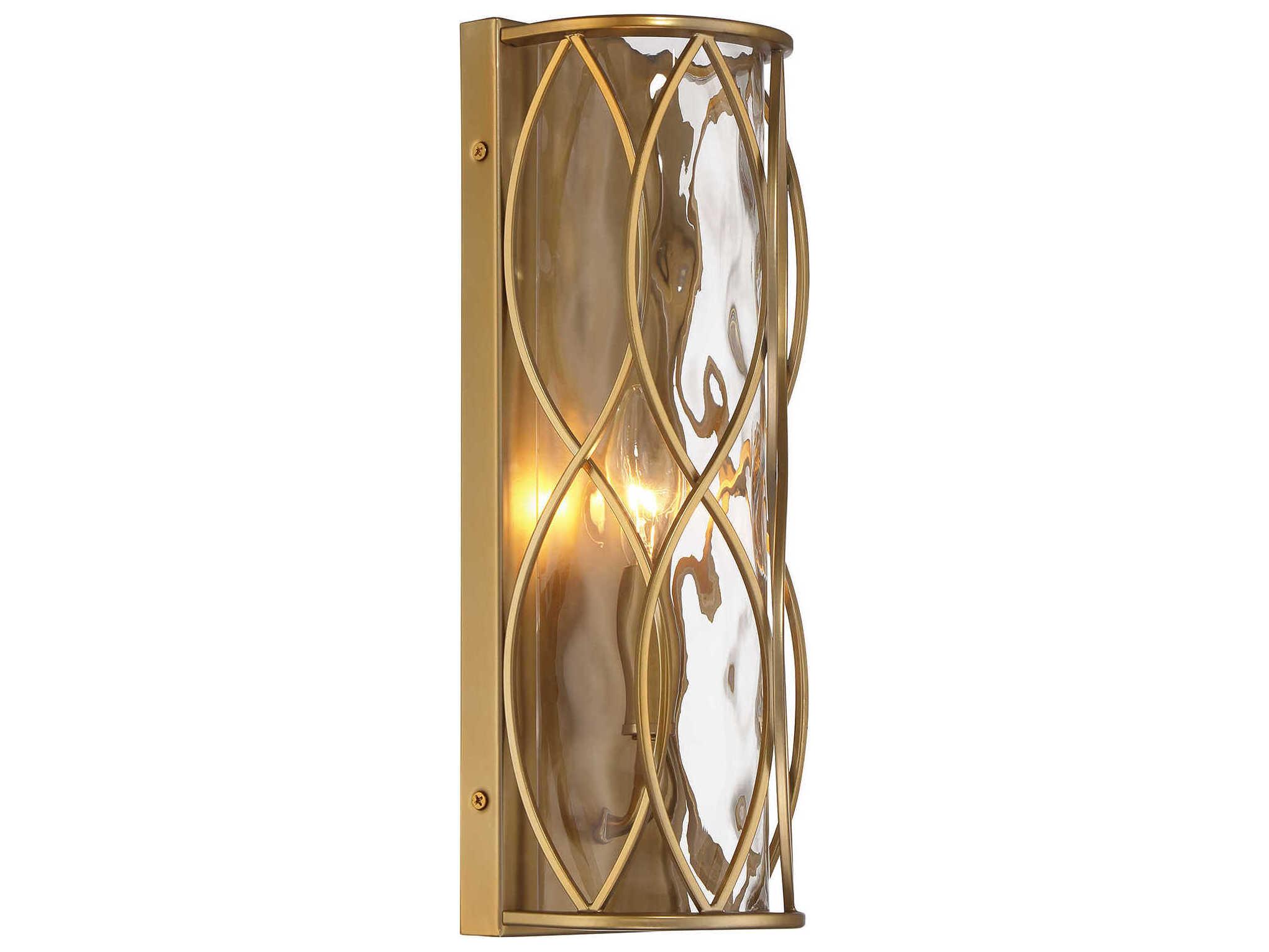 Savoy House Snowden 1-Light Burnished Brass Wall Sconce