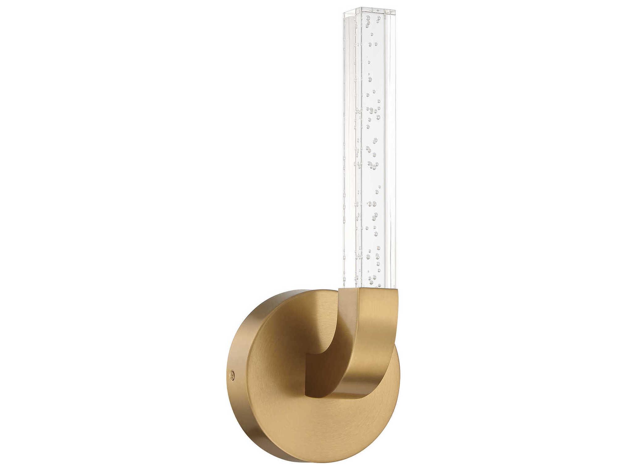 Savoy House Del Mar 1-Light Warm Brass Wall Sconce