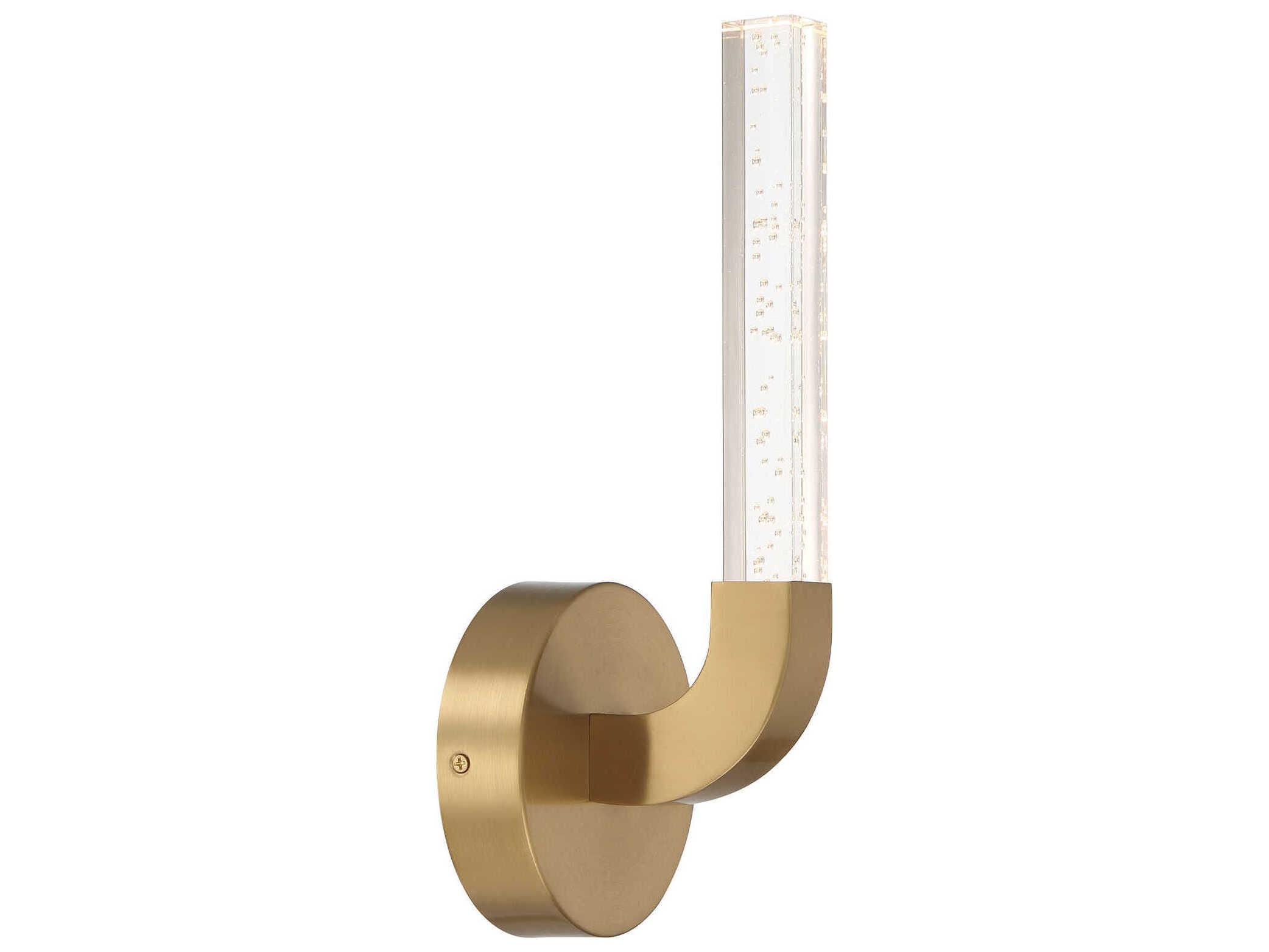 Savoy House Del Mar 1-Light Warm Brass Wall Sconce