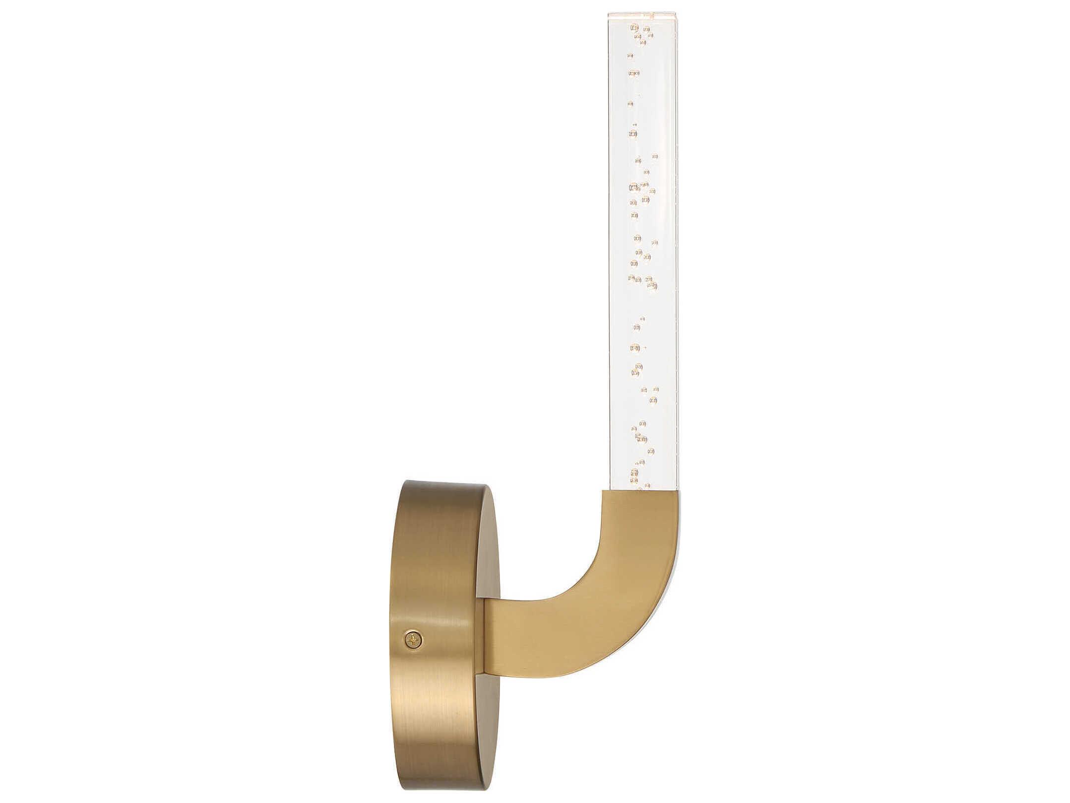 Savoy House Del Mar 1-Light Warm Brass Wall Sconce