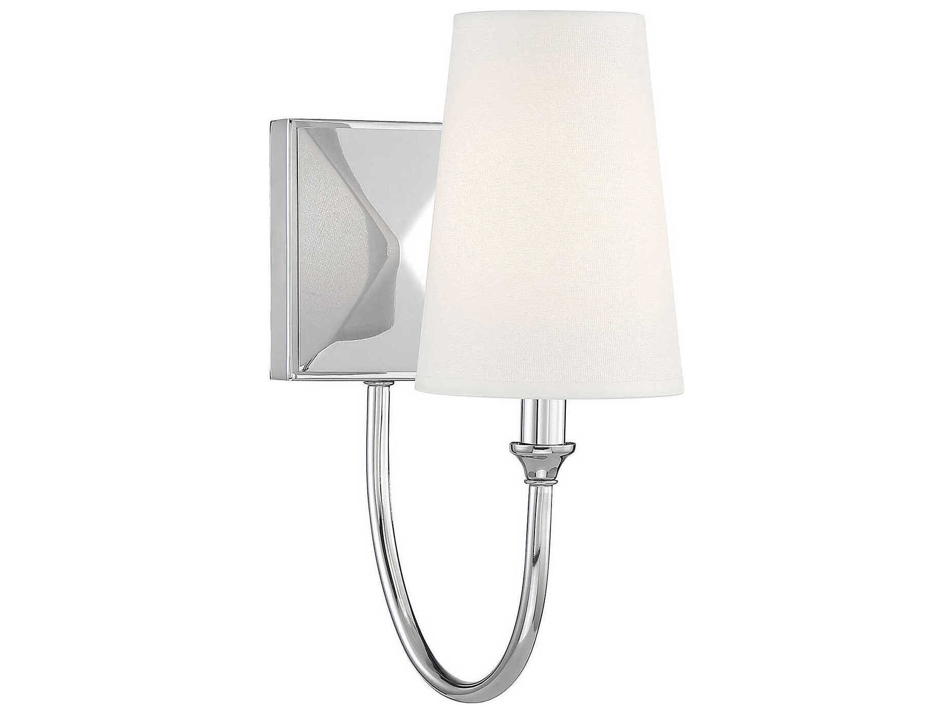 Savoy House Cameron 1-Light Polished Nickel Wall Sconce