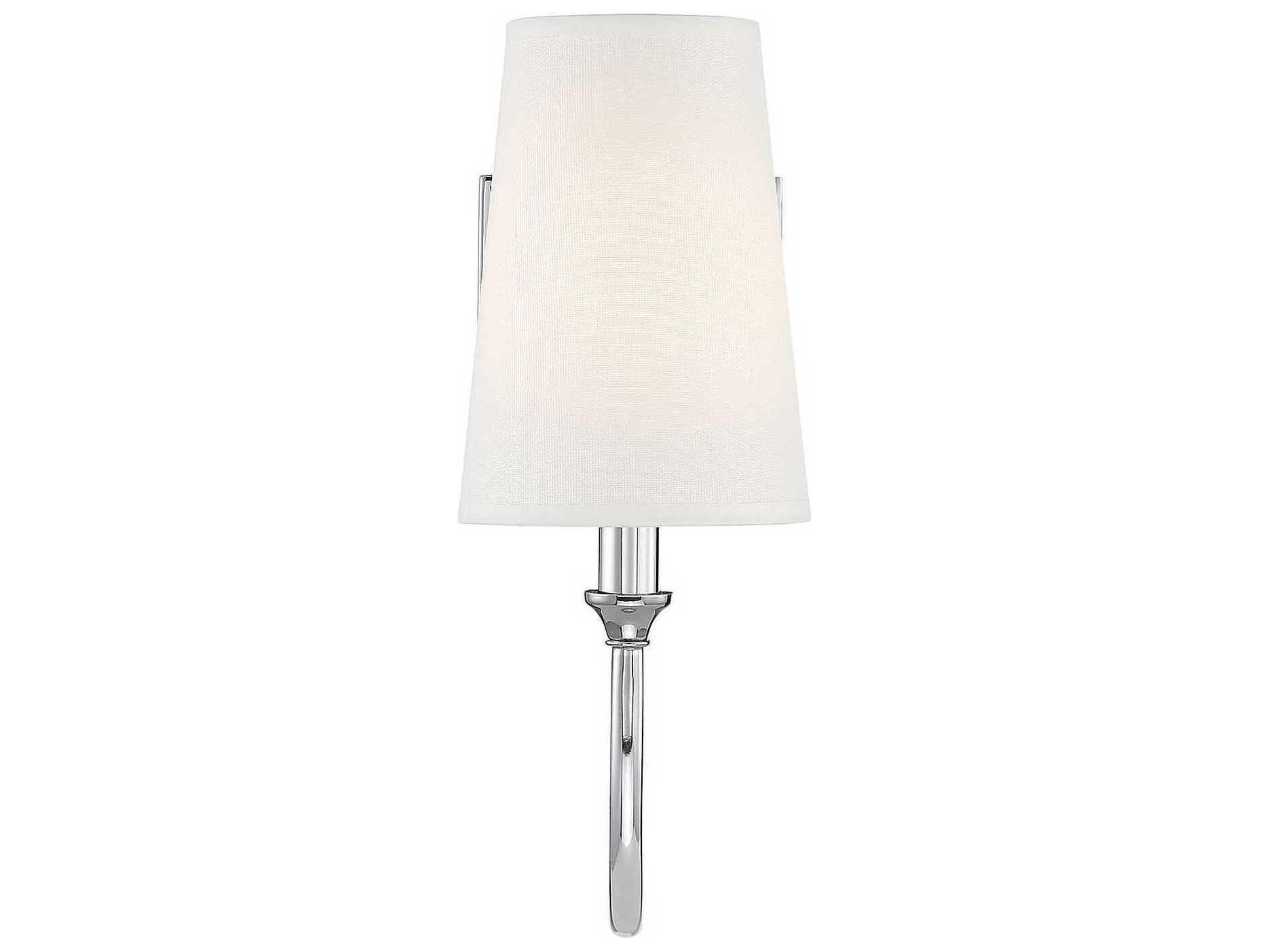 Savoy House Cameron 1-Light Polished Nickel Wall Sconce