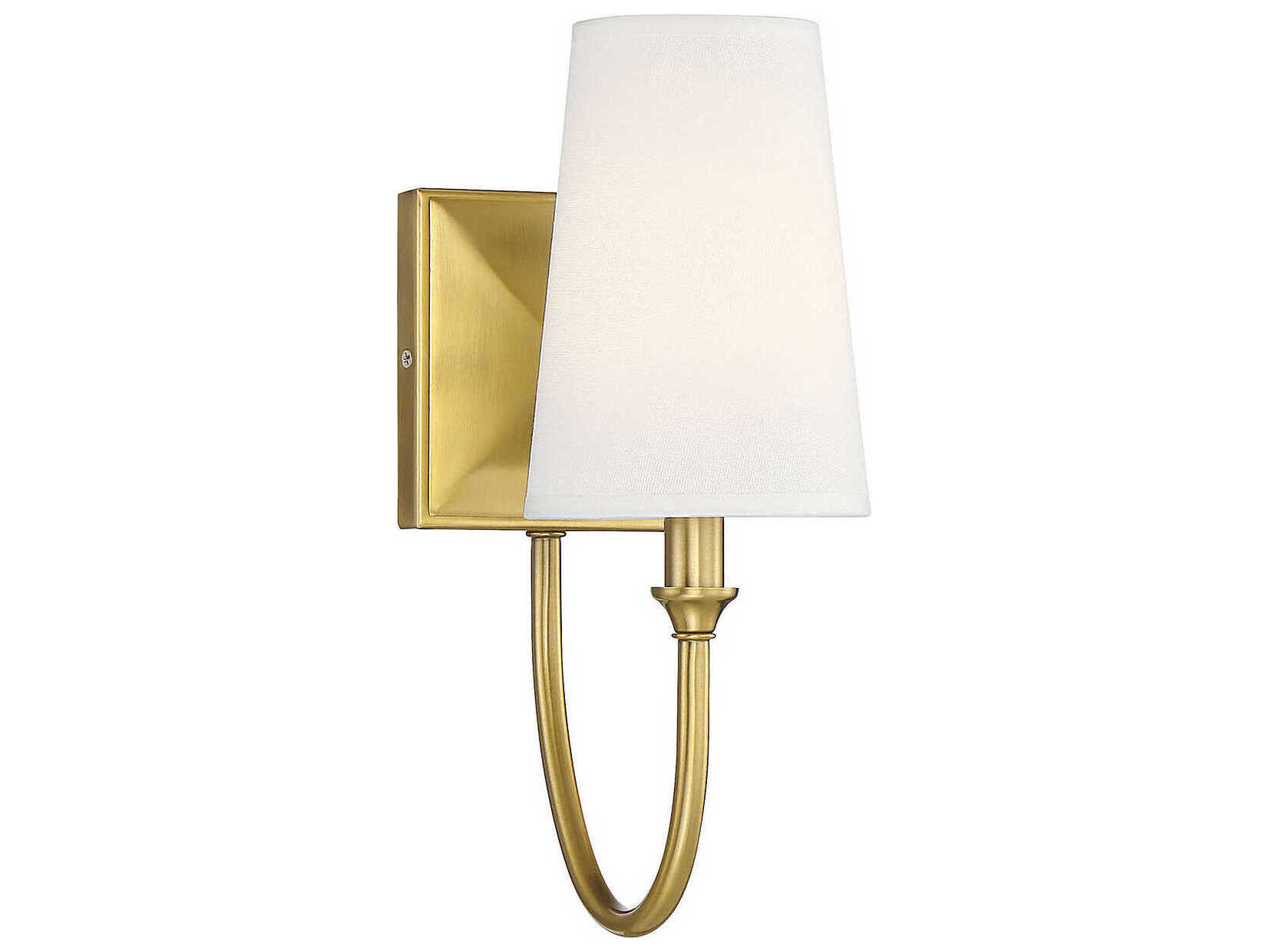 Savoy House Cameron 1-Light Warm Brass Wall Sconce