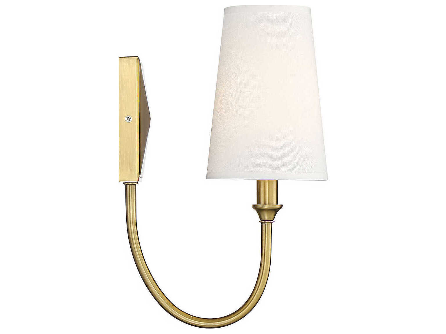 Savoy House Cameron 1-Light Warm Brass Wall Sconce