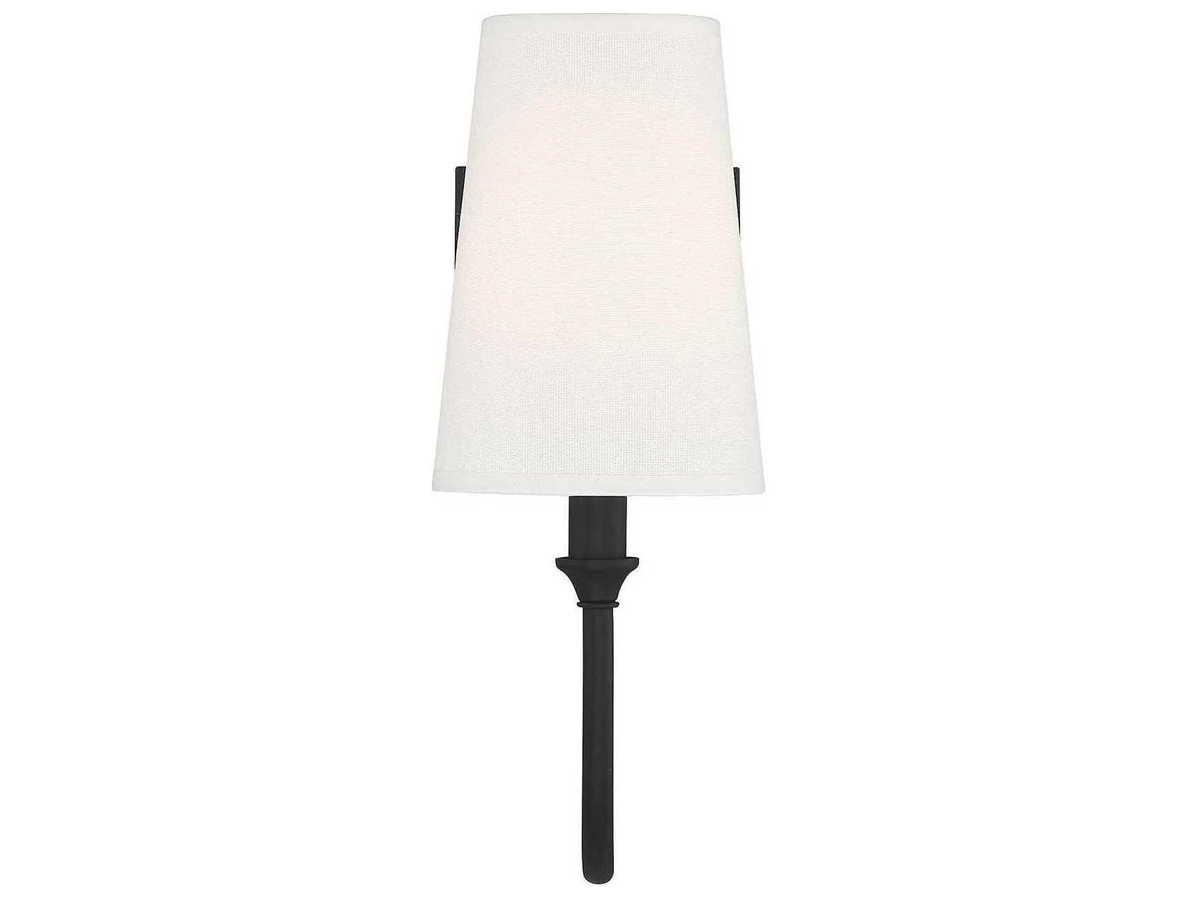 Savoy House Cameron 1-Light Matte Black Wall Sconce