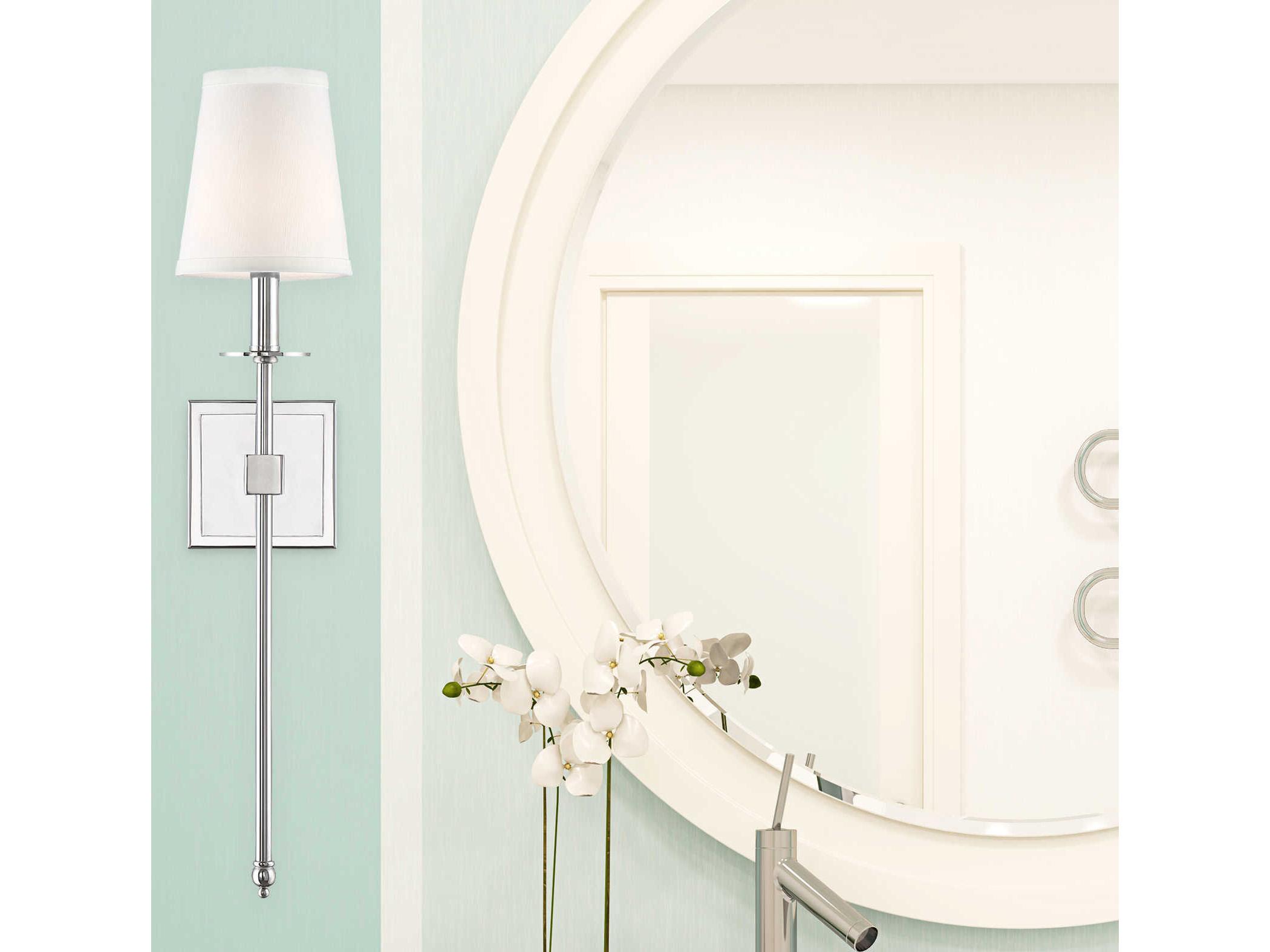 Savoy House Monroe 1-Light Polished Nickel Wall Sconce