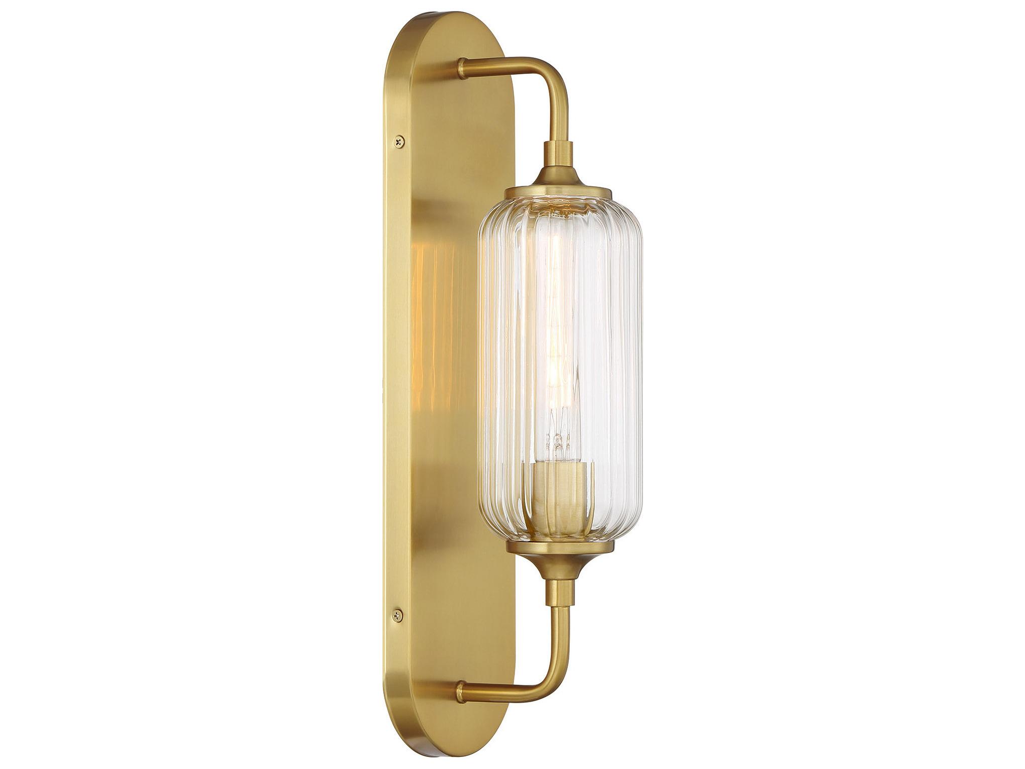 Savoy House Holton 1-Light Warm Brass Wall Sconce