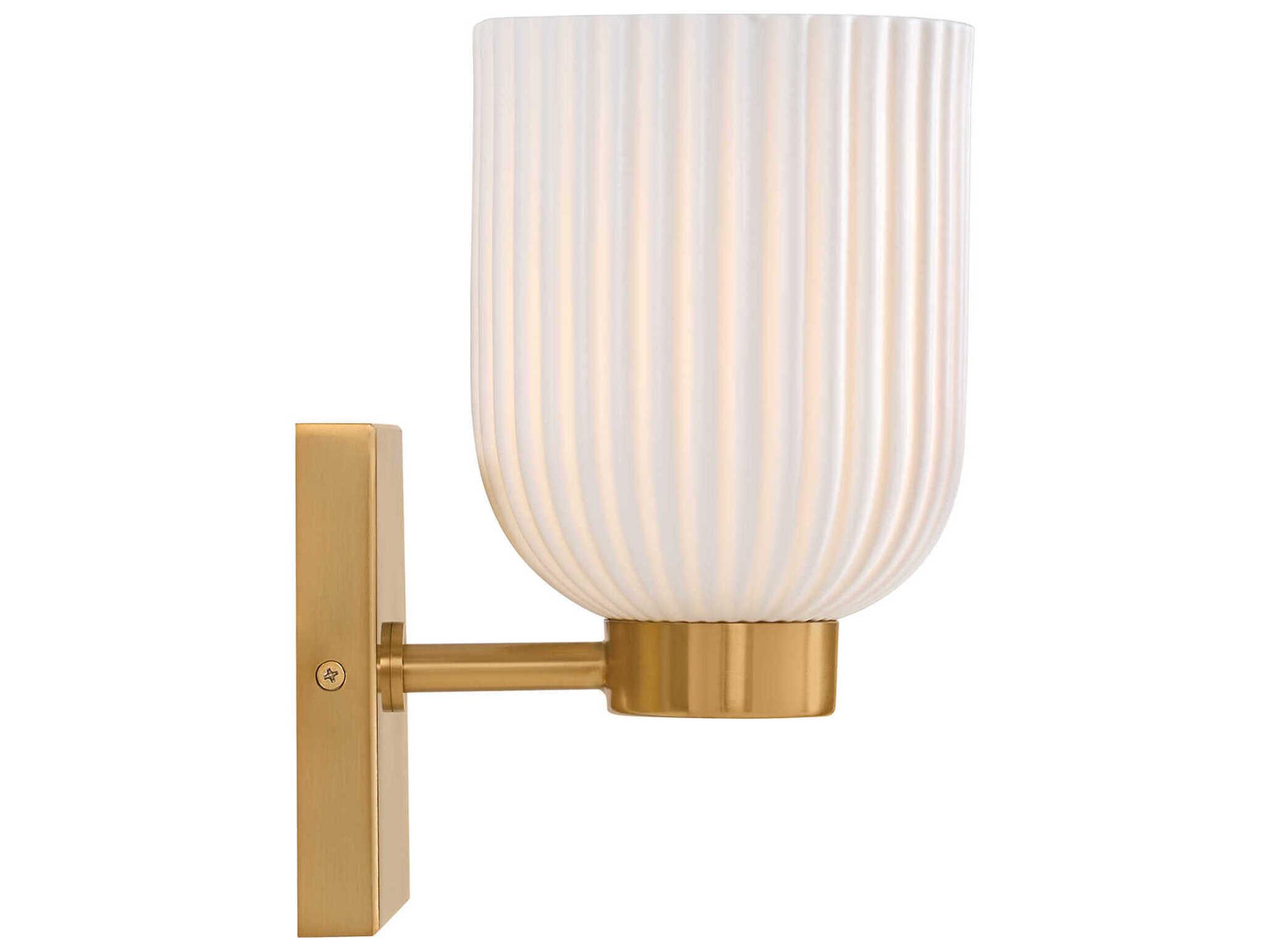 Savoy House Isla Blanca 1-Light Warm Brass Wall Sconce