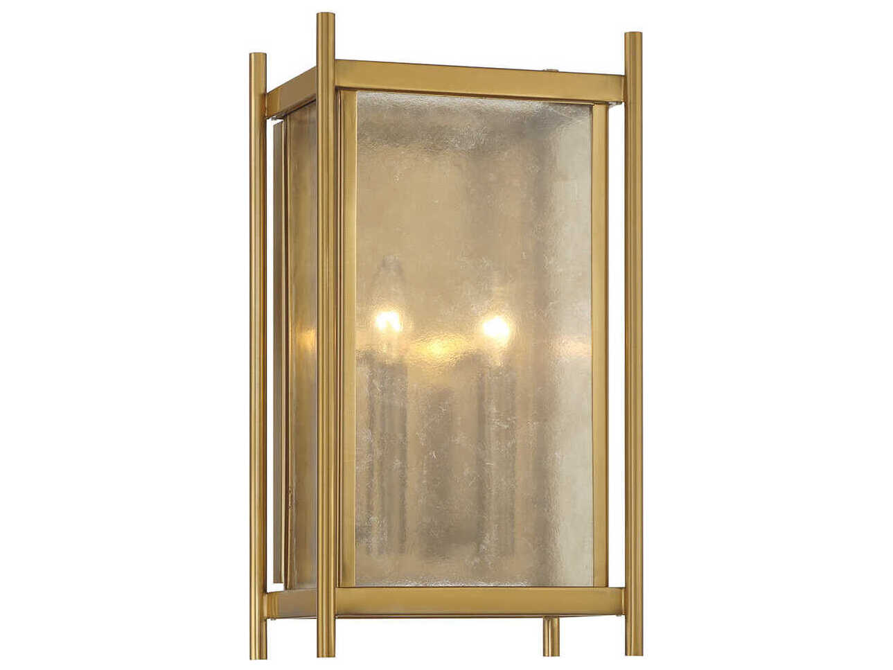 Savoy House Jacobs 2-Light Warm Brass Wall Sconce
