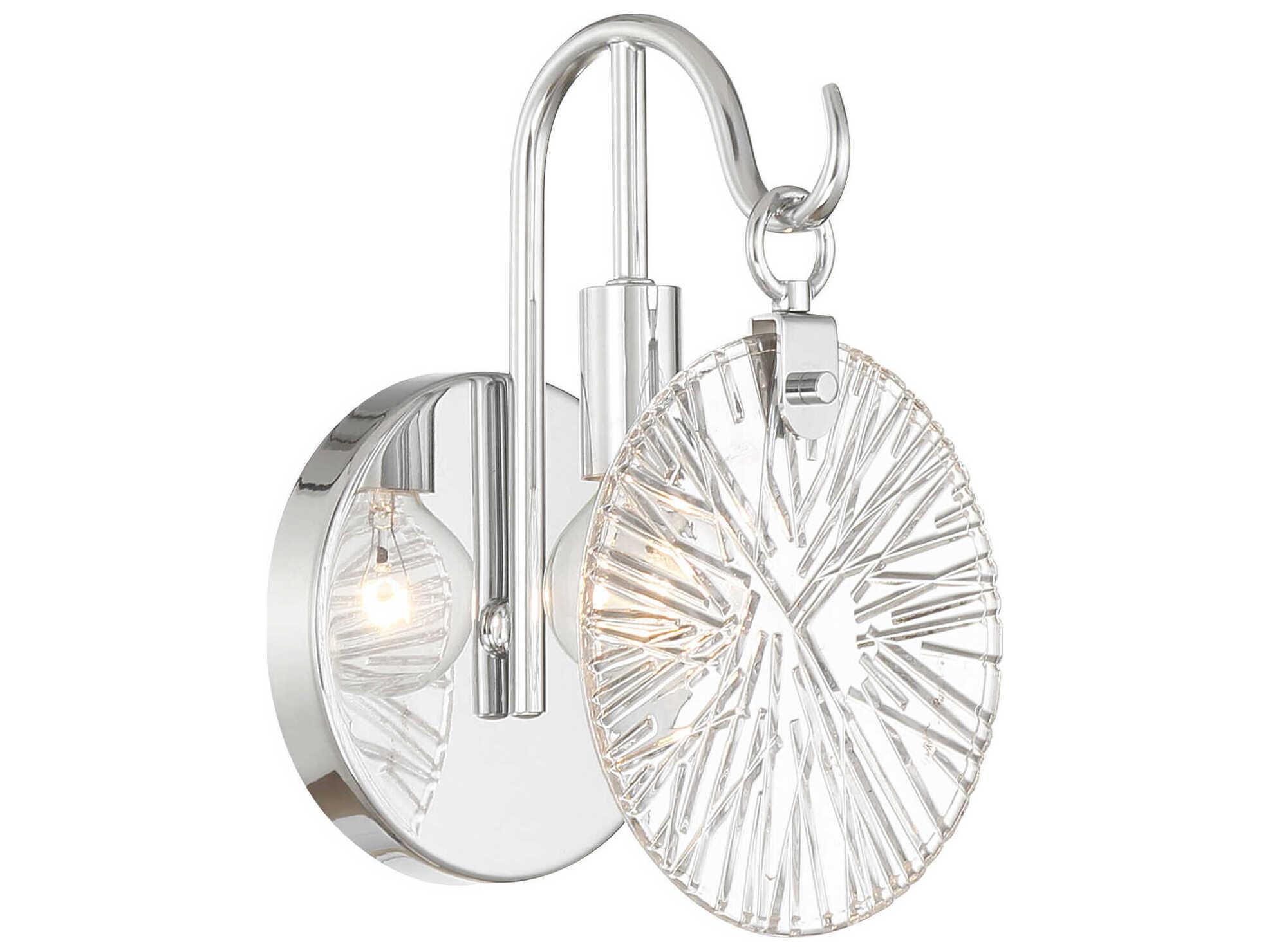 Savoy House Addison 1-Light Polished Chrome Vanity Light