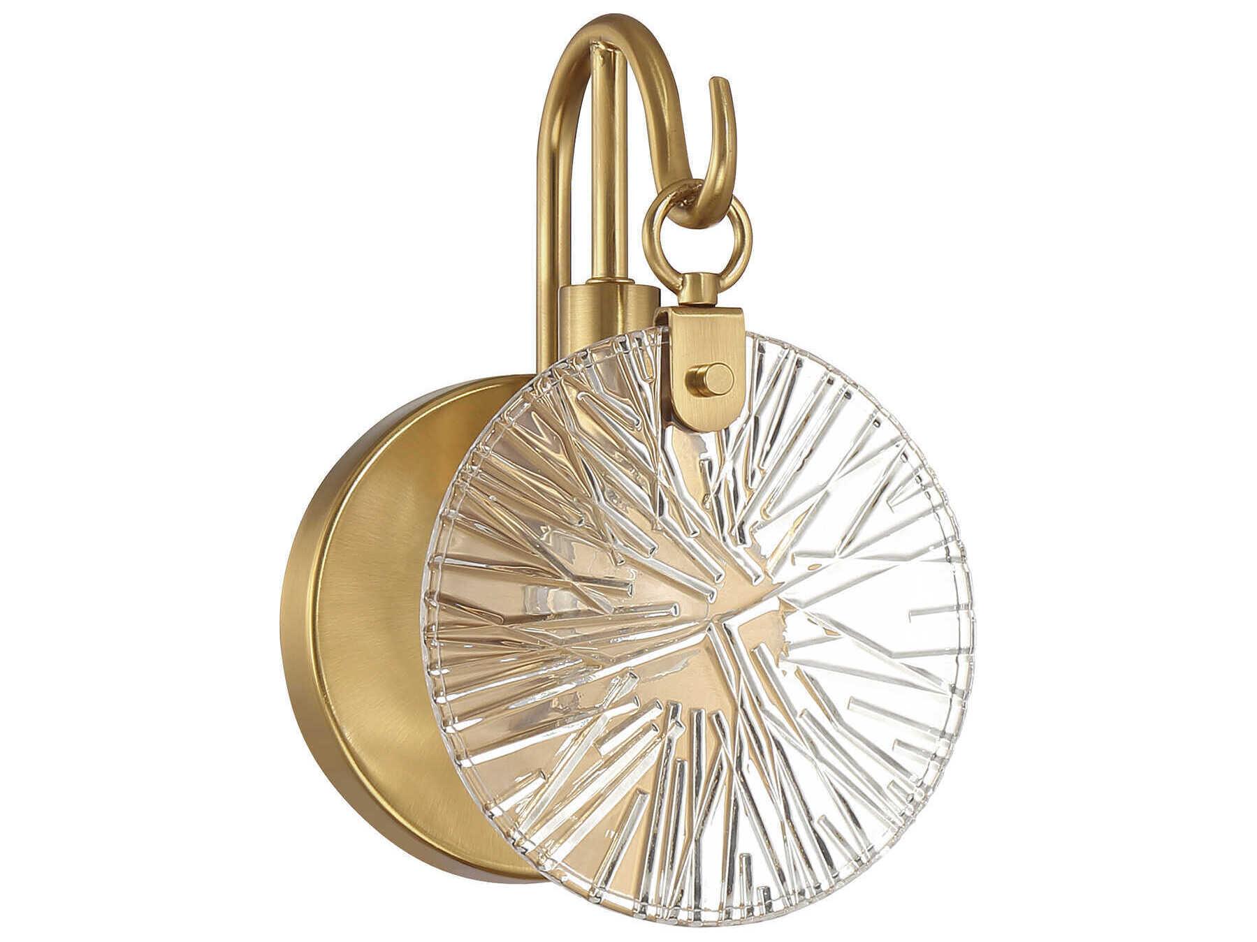 Savoy House Addison 1-Light Warm Brass Vanity Light