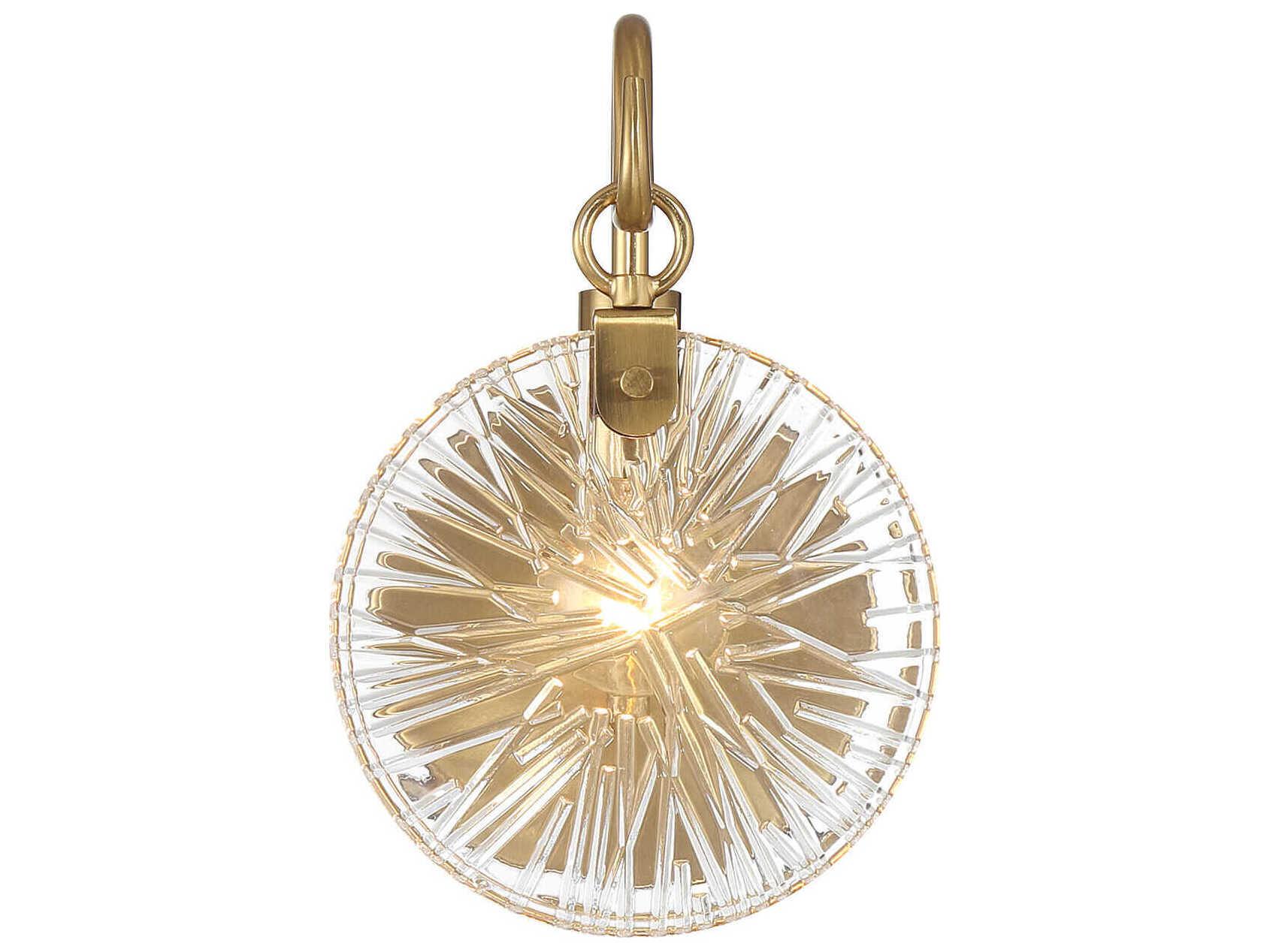 Savoy House Addison 1-Light Warm Brass Vanity Light