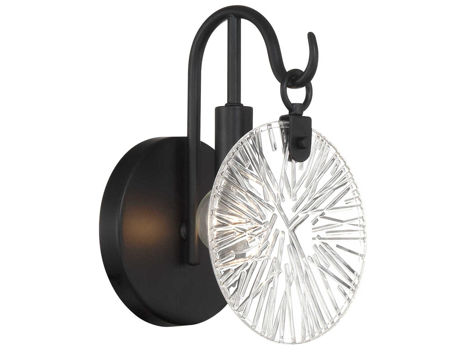 Savoy House Addison 1-Light Matte Black Vanity Light