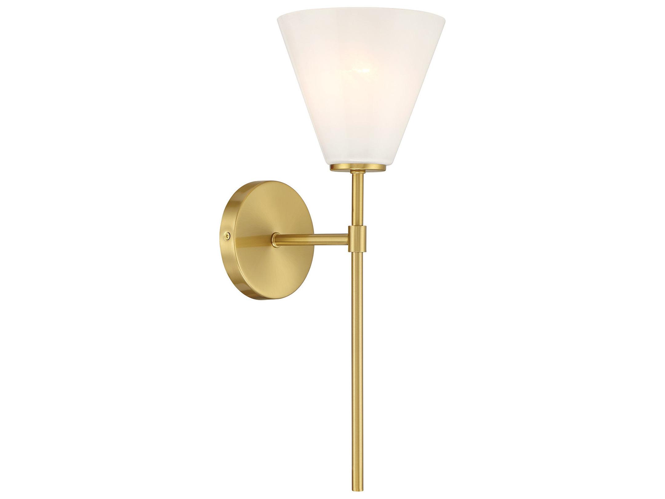 Savoy House Blair 1-Light Warm Brass Wall Sconce