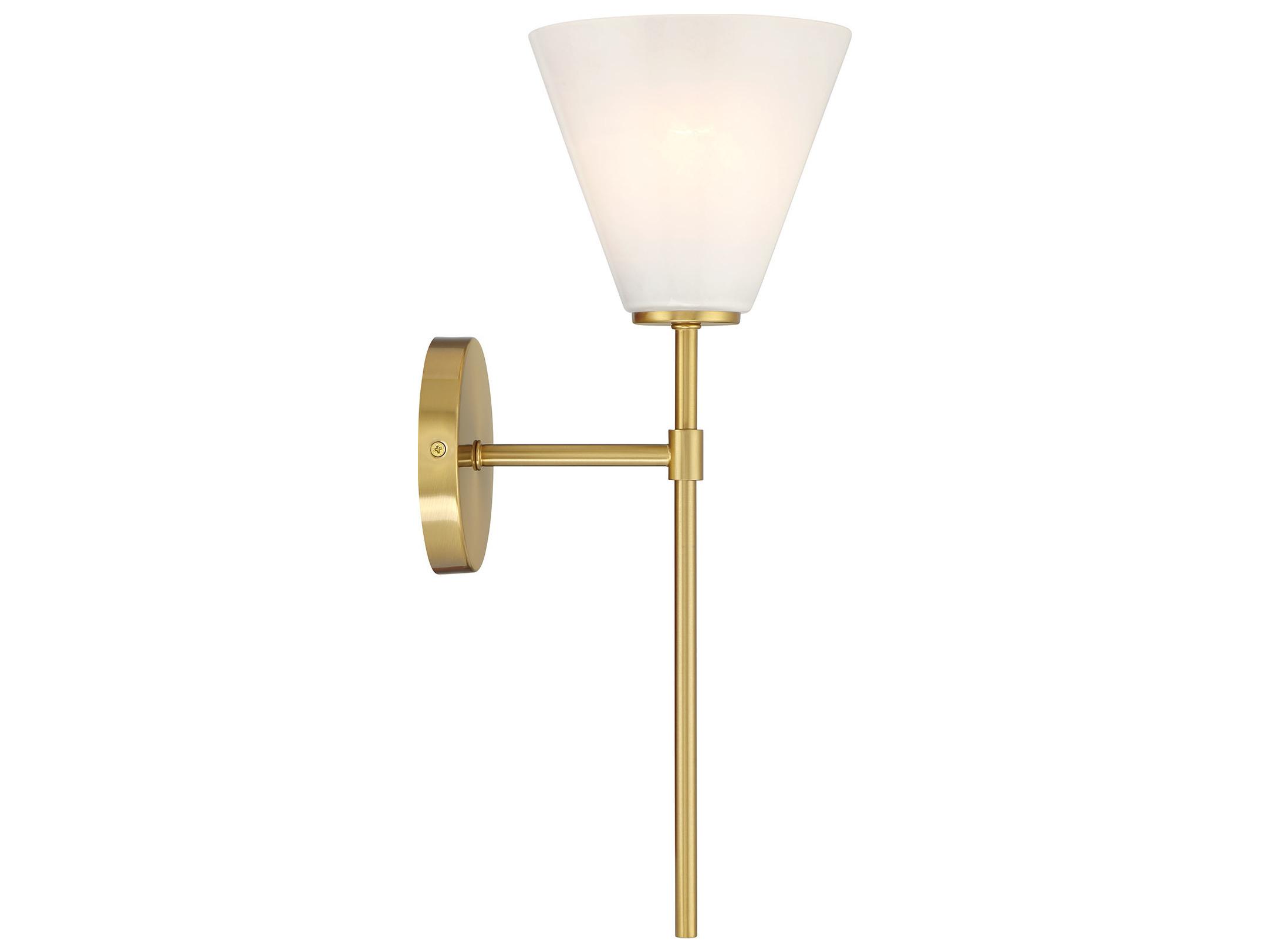 Savoy House Blair 1-Light Warm Brass Wall Sconce