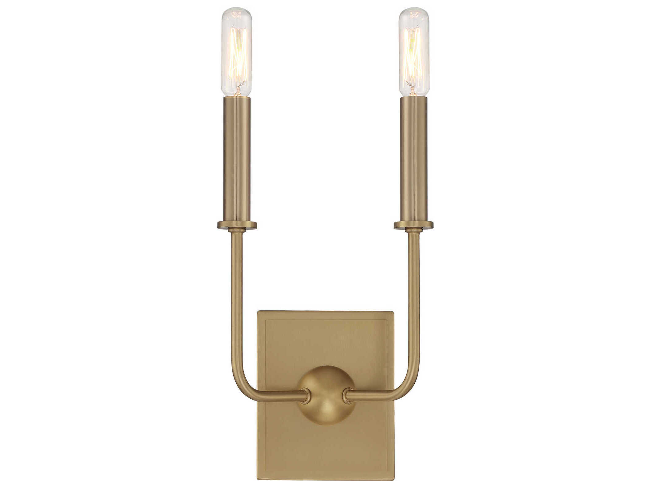 Savoy House Avondale 2-Light Warm Brass Wall Sconce